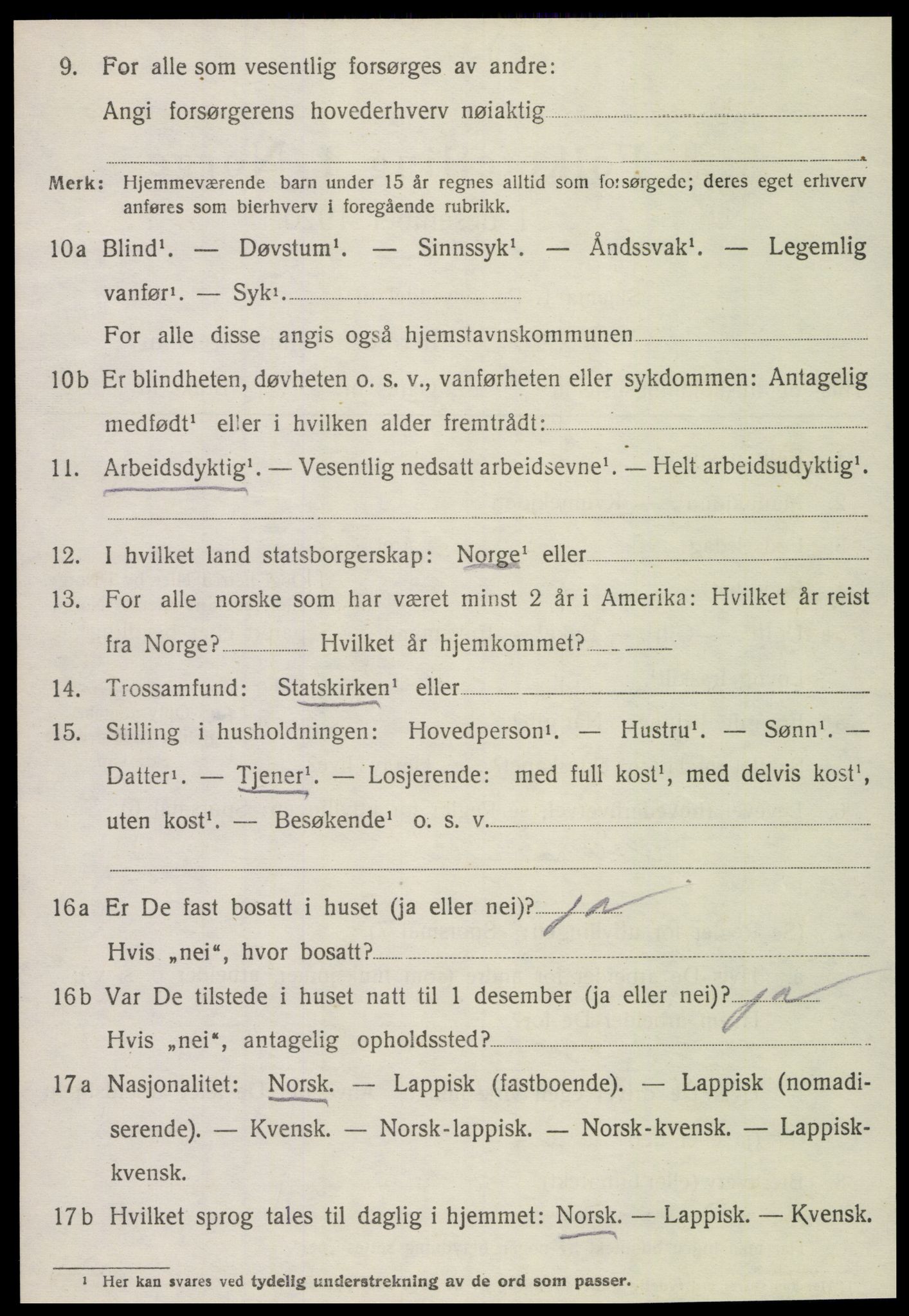 SAT, Folketelling 1920 for 1721 Verdal herred, 1920, s. 6826