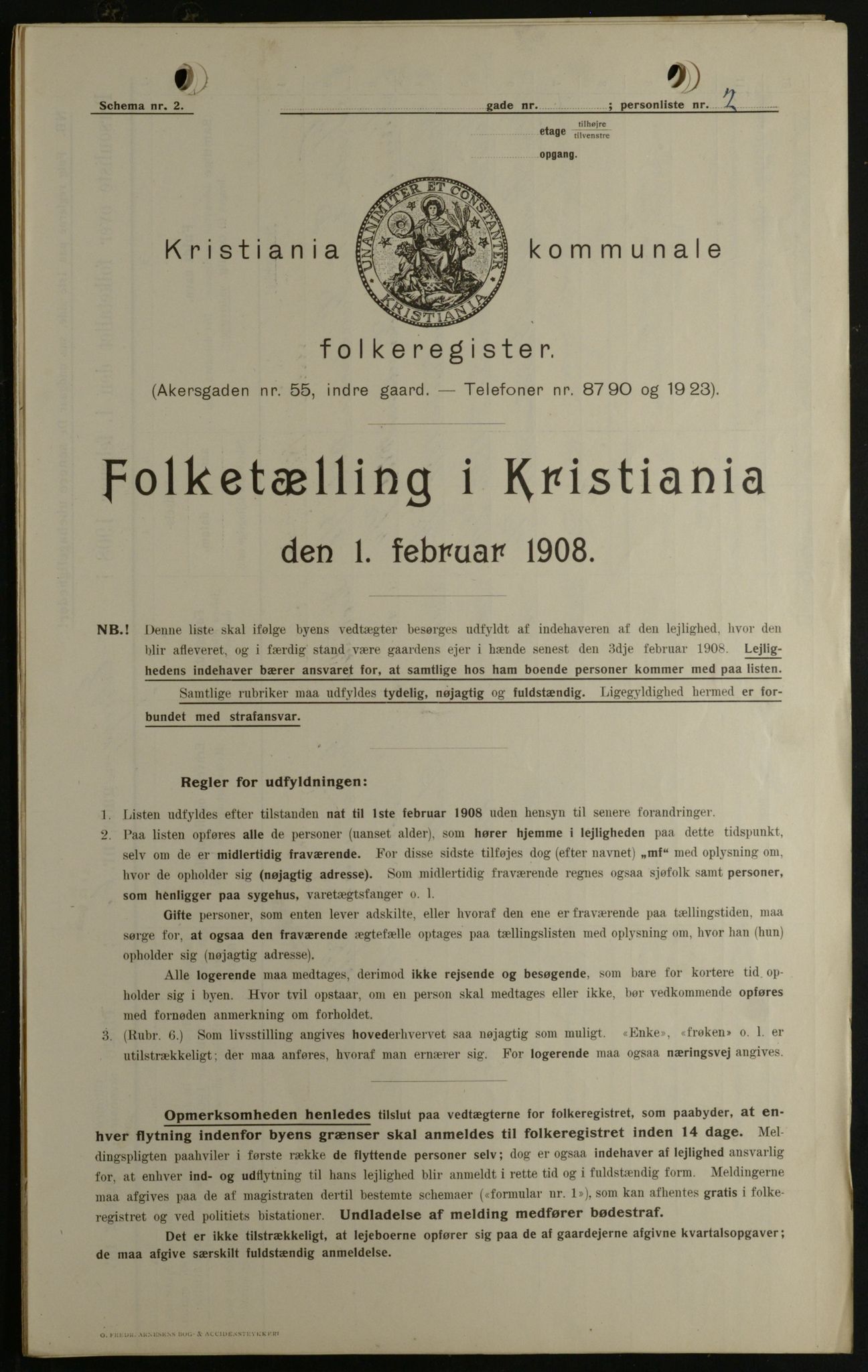 OBA, Kommunal folketelling 1.2.1908 for Kristiania kjøpstad, 1908, s. 20034