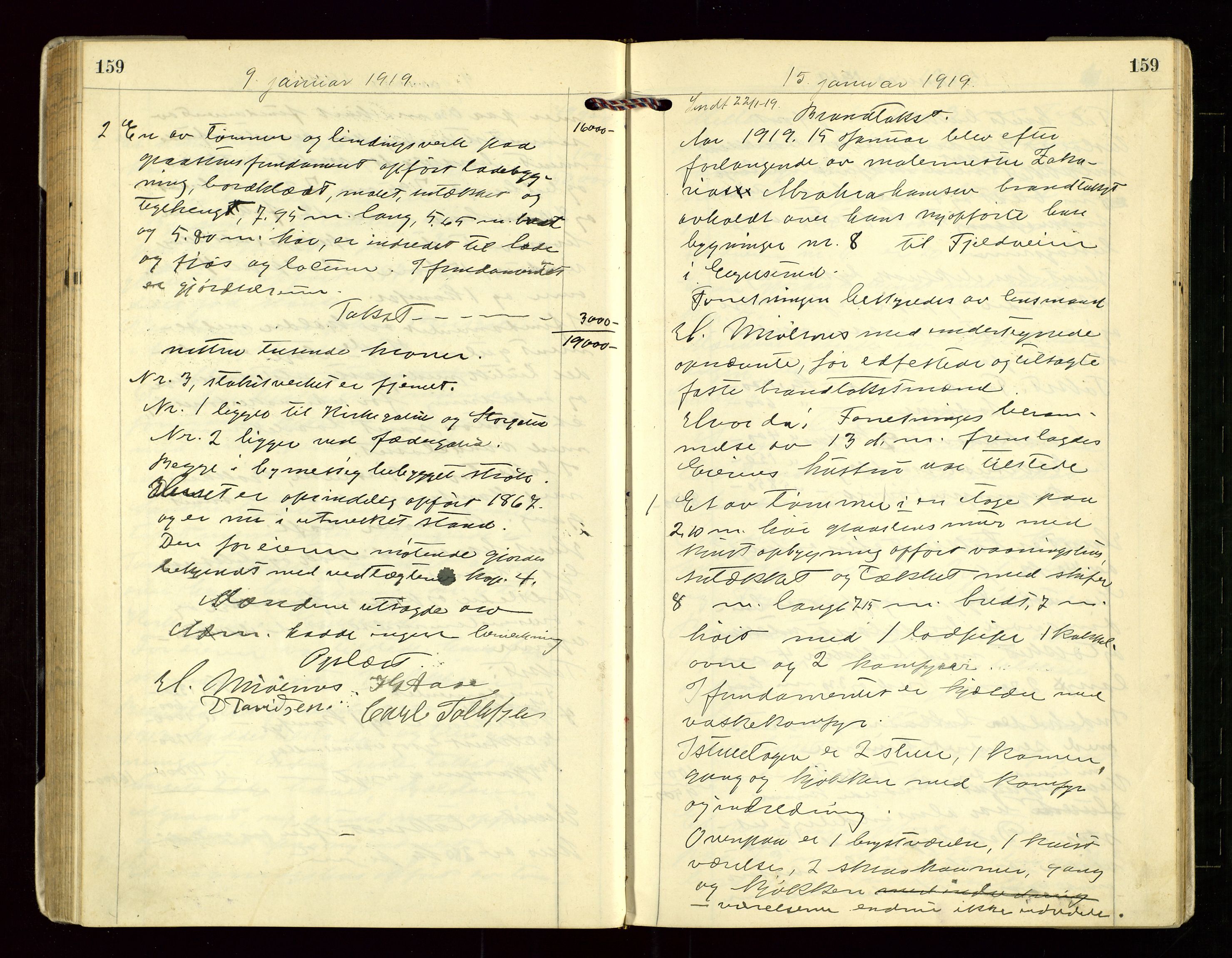 Eigersund lensmannskontor, AV/SAST-A-100171/God/L0009: "Brandtakstprotokol", 1917-1920, s. 159