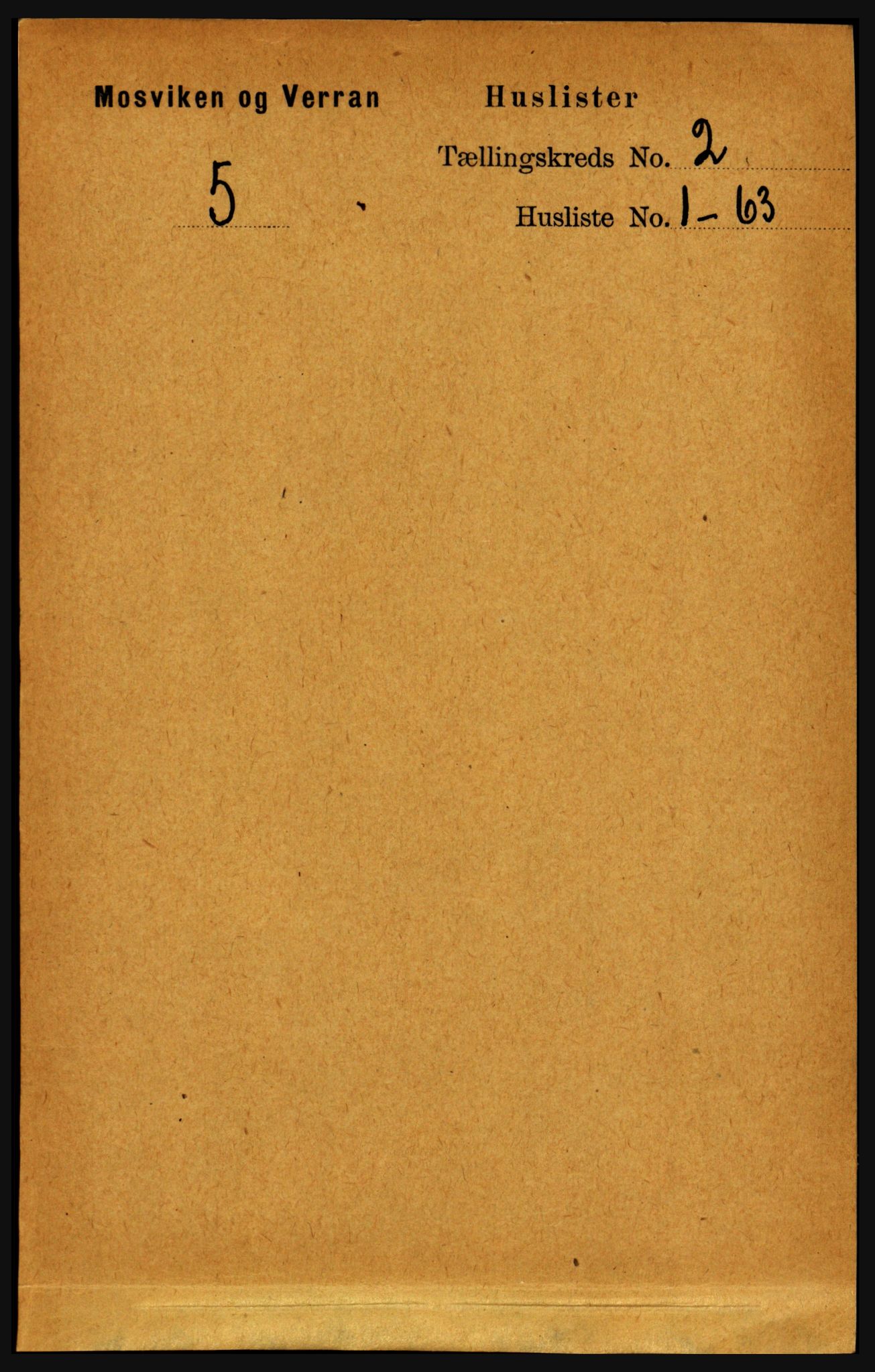 RA, Folketelling 1891 for 1723 Mosvik og Verran herred, 1891, s. 421