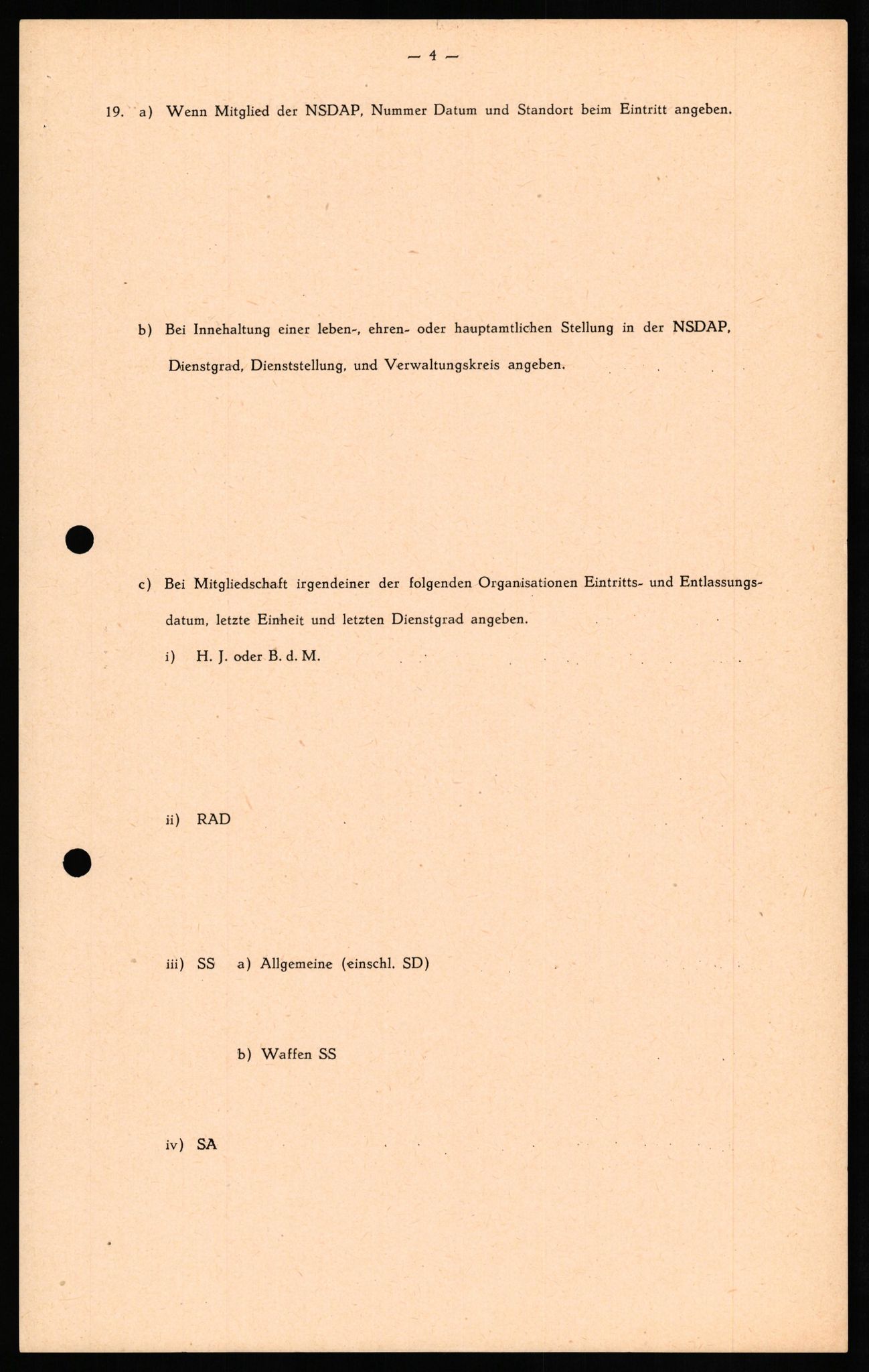 Forsvaret, Forsvarets overkommando II, RA/RAFA-3915/D/Db/L0029: CI Questionaires. Tyske okkupasjonsstyrker i Norge. Tyskere., 1945-1946, s. 472