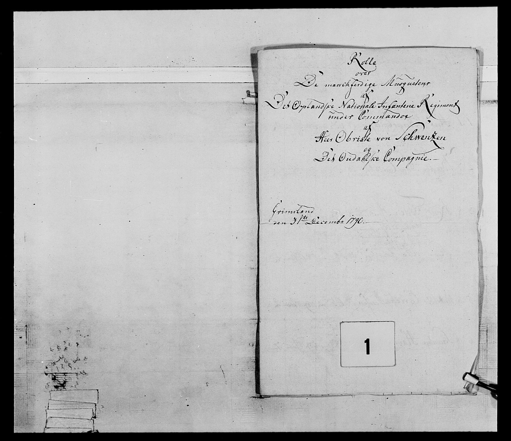 Generalitets- og kommissariatskollegiet, Det kongelige norske kommissariatskollegium, AV/RA-EA-5420/E/Eh/L0067: Opplandske nasjonale infanteriregiment, 1789-1797, s. 12