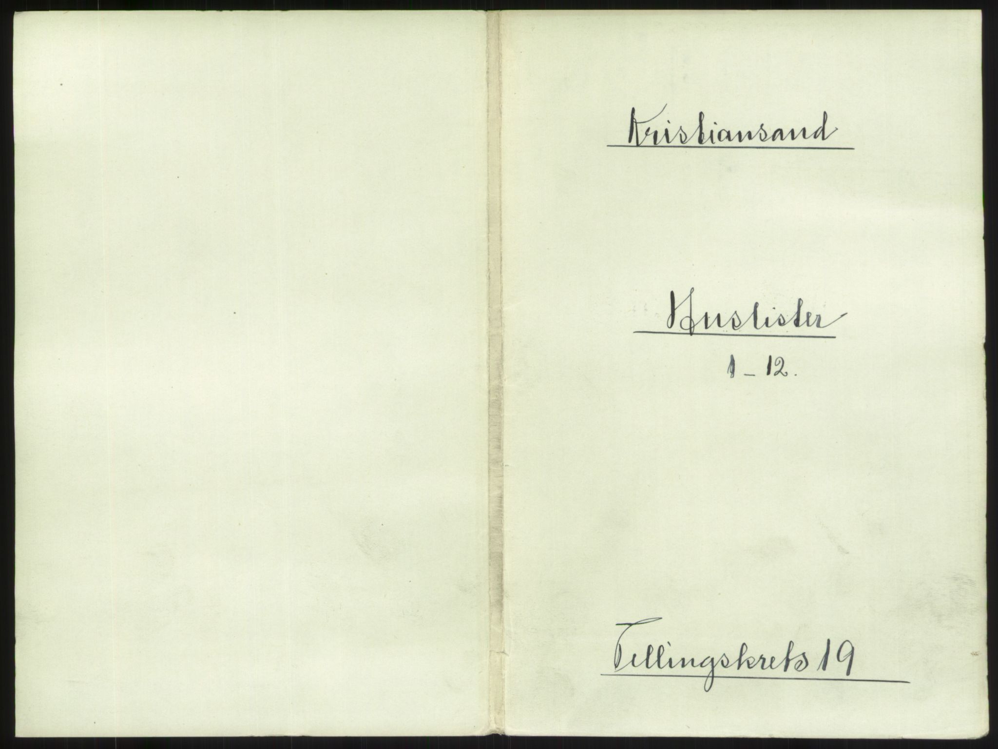 RA, Folketelling 1891 for 1001 Kristiansand kjøpstad, 1891, s. 1088