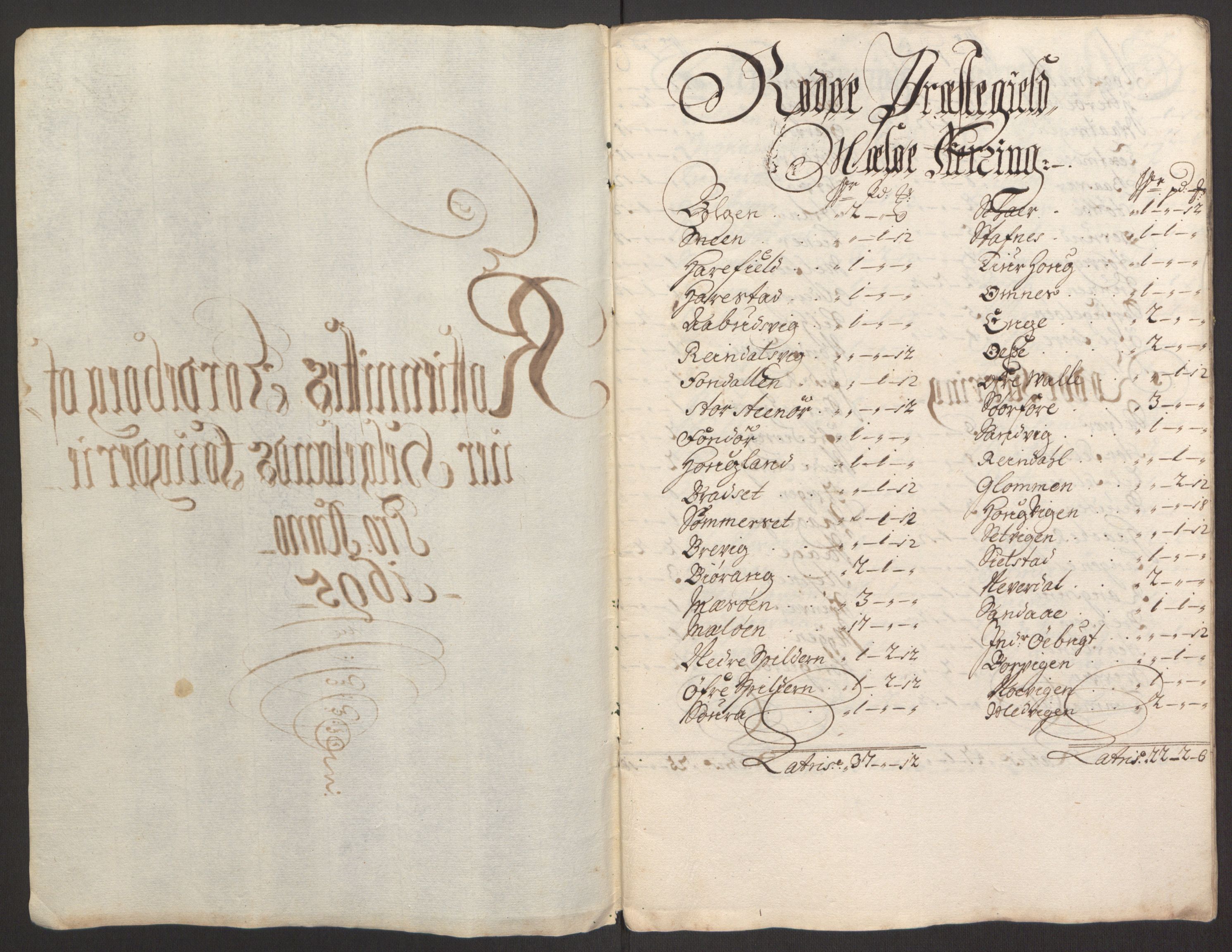 Rentekammeret inntil 1814, Reviderte regnskaper, Fogderegnskap, RA/EA-4092/R65/L4505: Fogderegnskap Helgeland, 1693-1696, s. 350