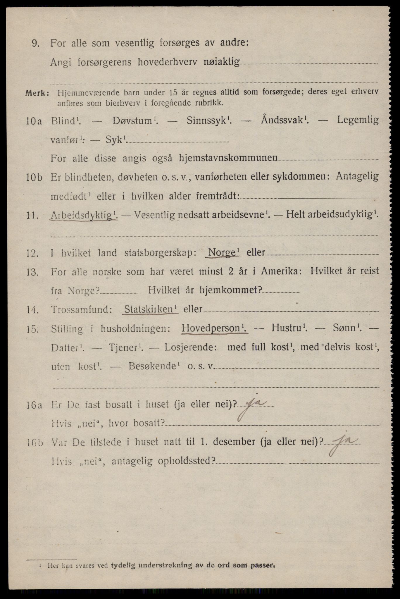 SAST, Folketelling 1920 for 1148 Stangaland herred, 1920, s. 2174