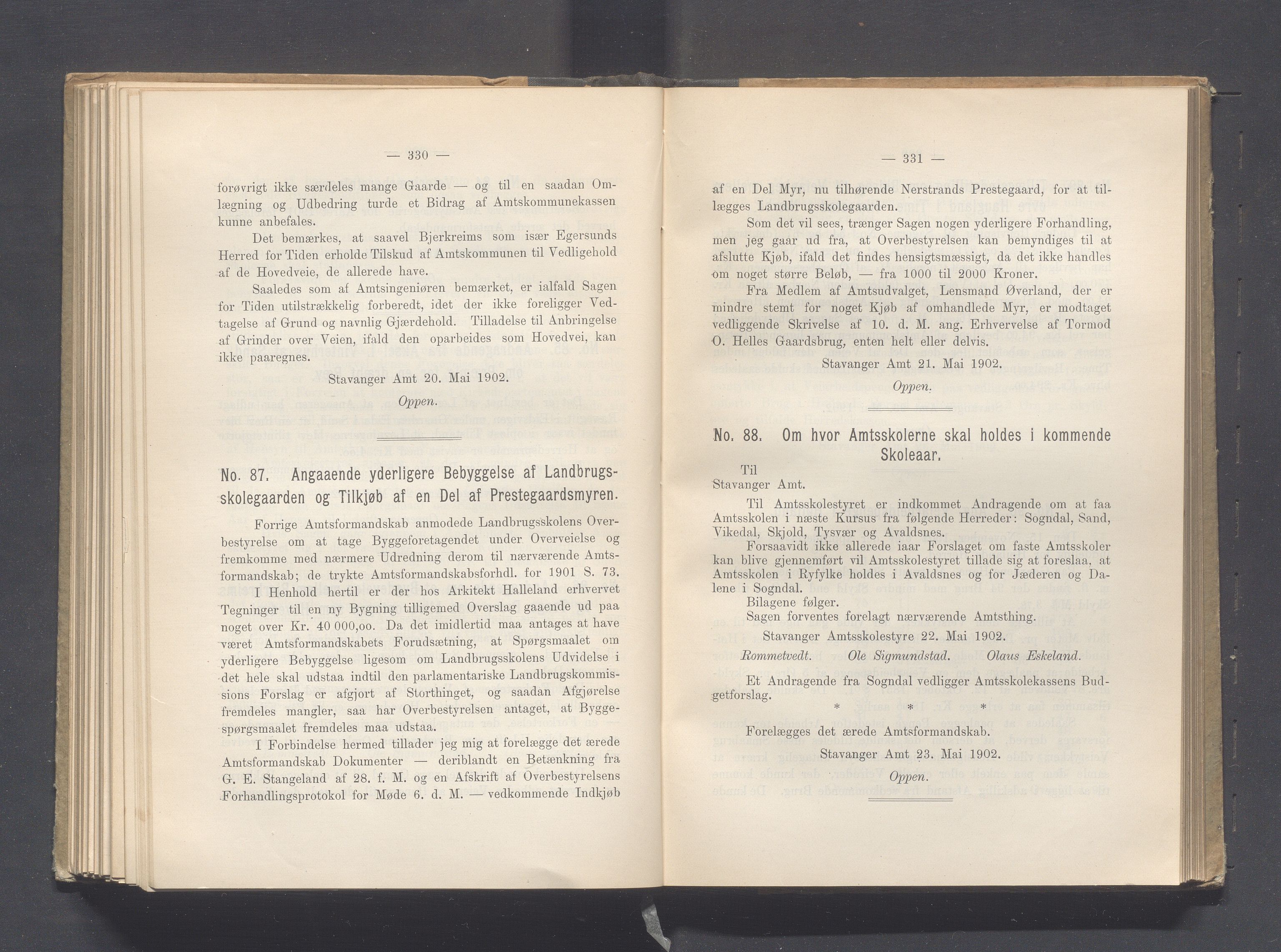 Rogaland fylkeskommune - Fylkesrådmannen , IKAR/A-900/A, 1902, s. 222