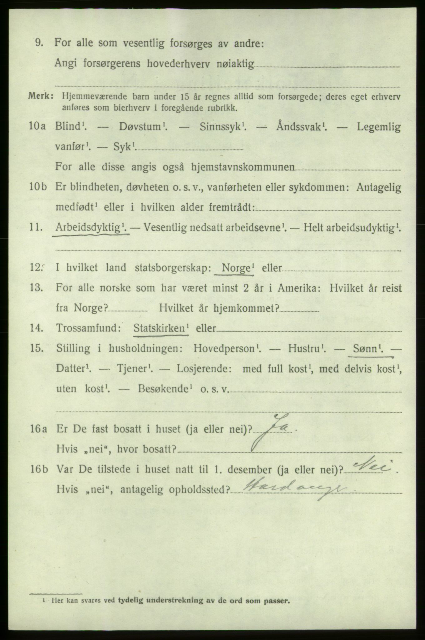 SAB, Folketelling 1920 for 1220 Bremnes herred, 1920, s. 4039