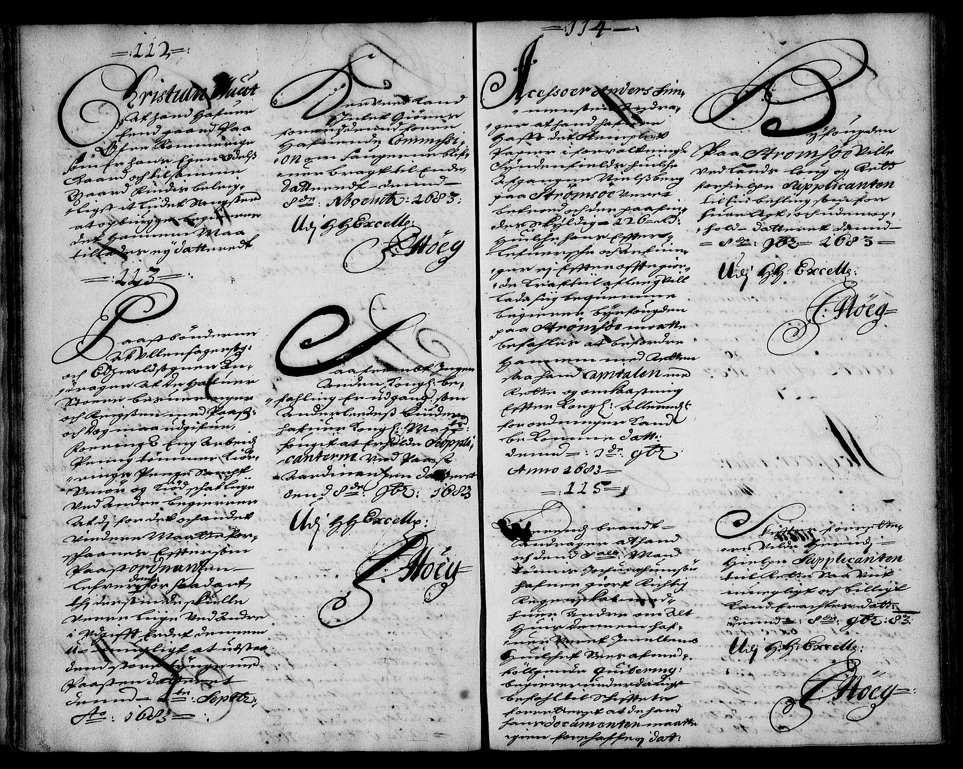 Stattholderembetet 1572-1771, RA/EA-2870/Ae/L0001: Supplikasjons- og resolusjonsprotokoll, 1683-1684