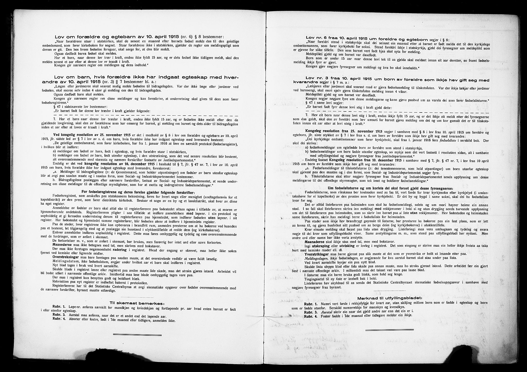 Årstad Sokneprestembete, AV/SAB-A-79301/I/Id/L0A01: Fødselsregister nr. A 1, 1916-1920