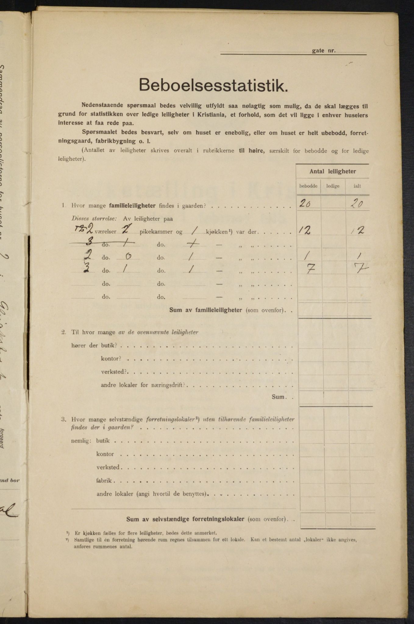 OBA, Kommunal folketelling 1.2.1915 for Kristiania, 1915, s. 29003