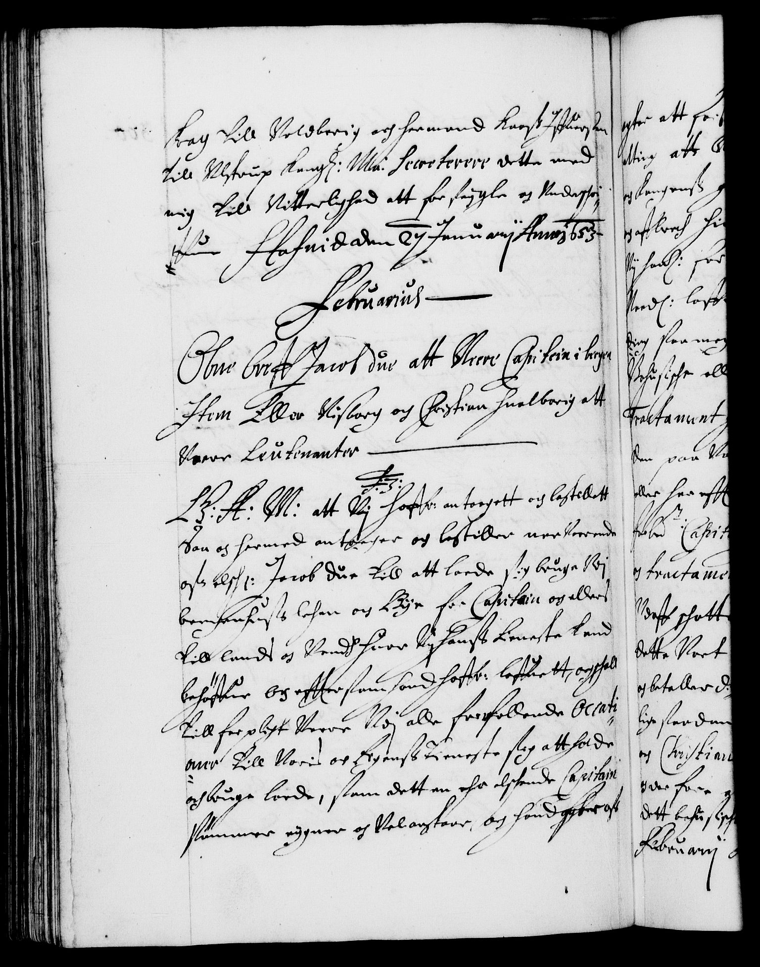 Danske Kanselli 1572-1799, RA/EA-3023/F/Fc/Fca/Fcaa/L0008: Norske registre (mikrofilm), 1651-1656, s. 300b