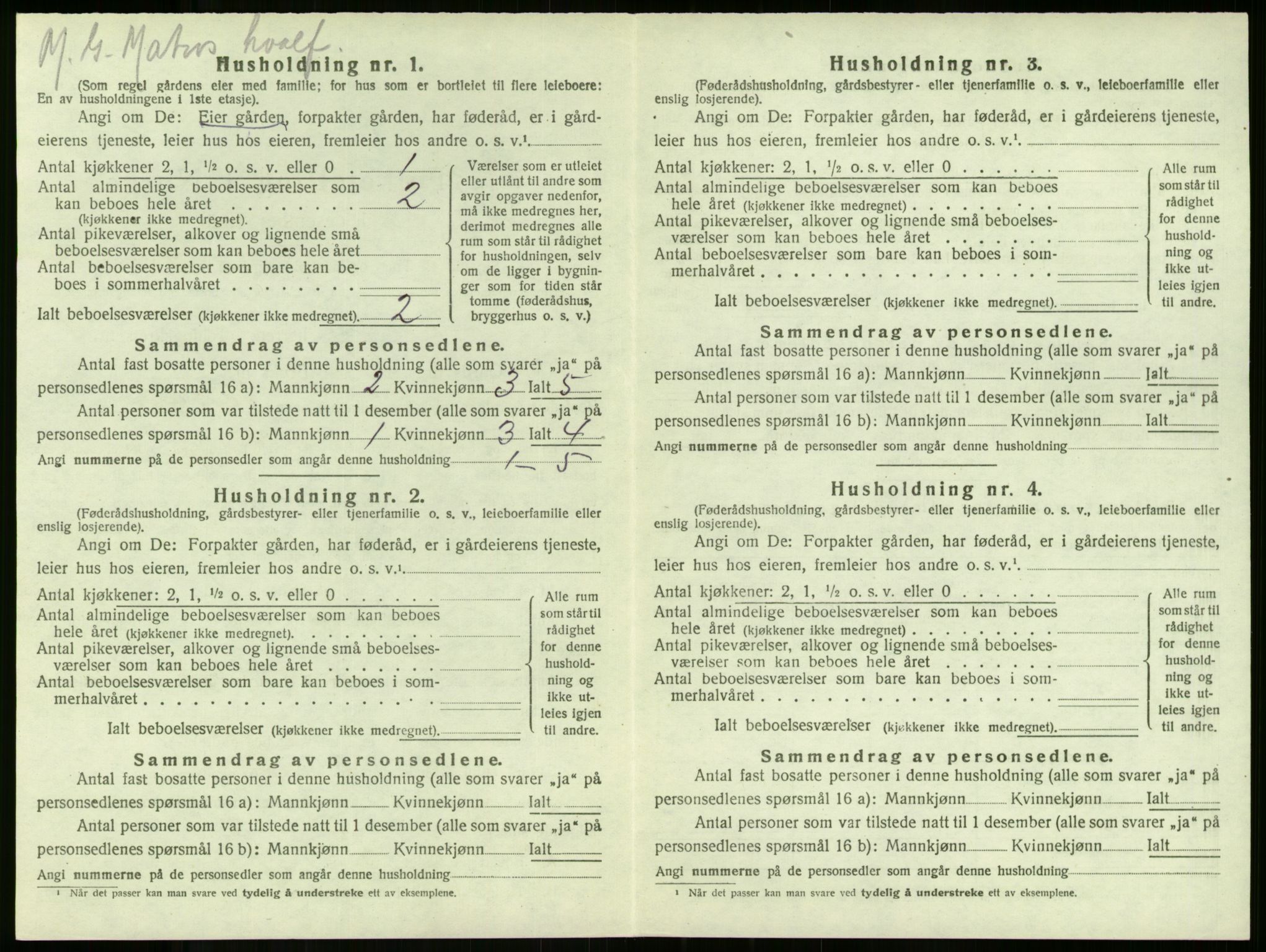 SAKO, Folketelling 1920 for 0720 Stokke herred, 1920, s. 242