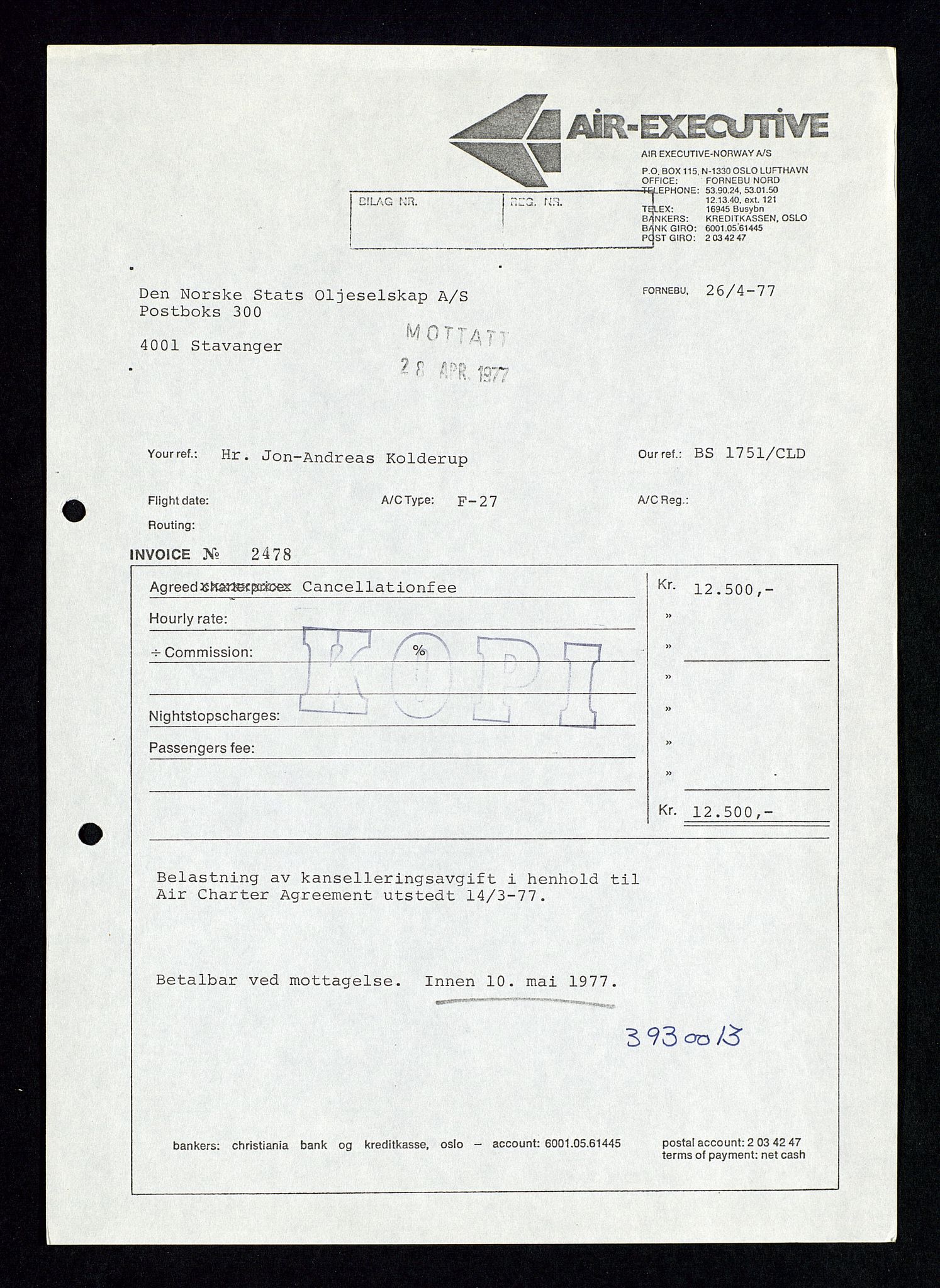 Pa 1339 - Statoil ASA, AV/SAST-A-101656/0001/D/Dm/L0340: Sak- og korrespondanse, 1977-1982, s. 91