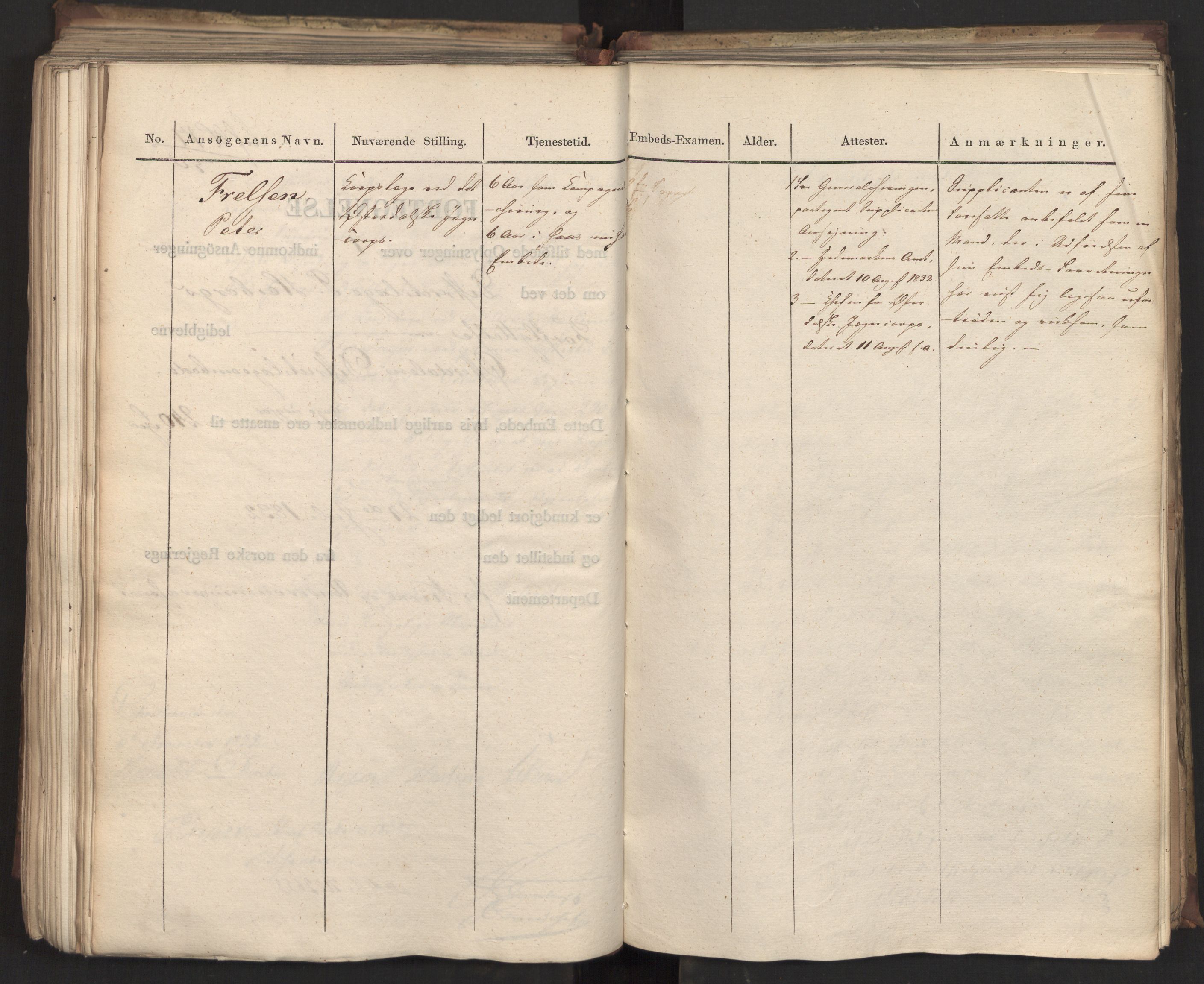 Statsrådsavdelingen i Stockholm, AV/RA-S-1003/D/Da/L0080: Regjeringsinnstillinger nr. 2550-2699, 1832, s. 349