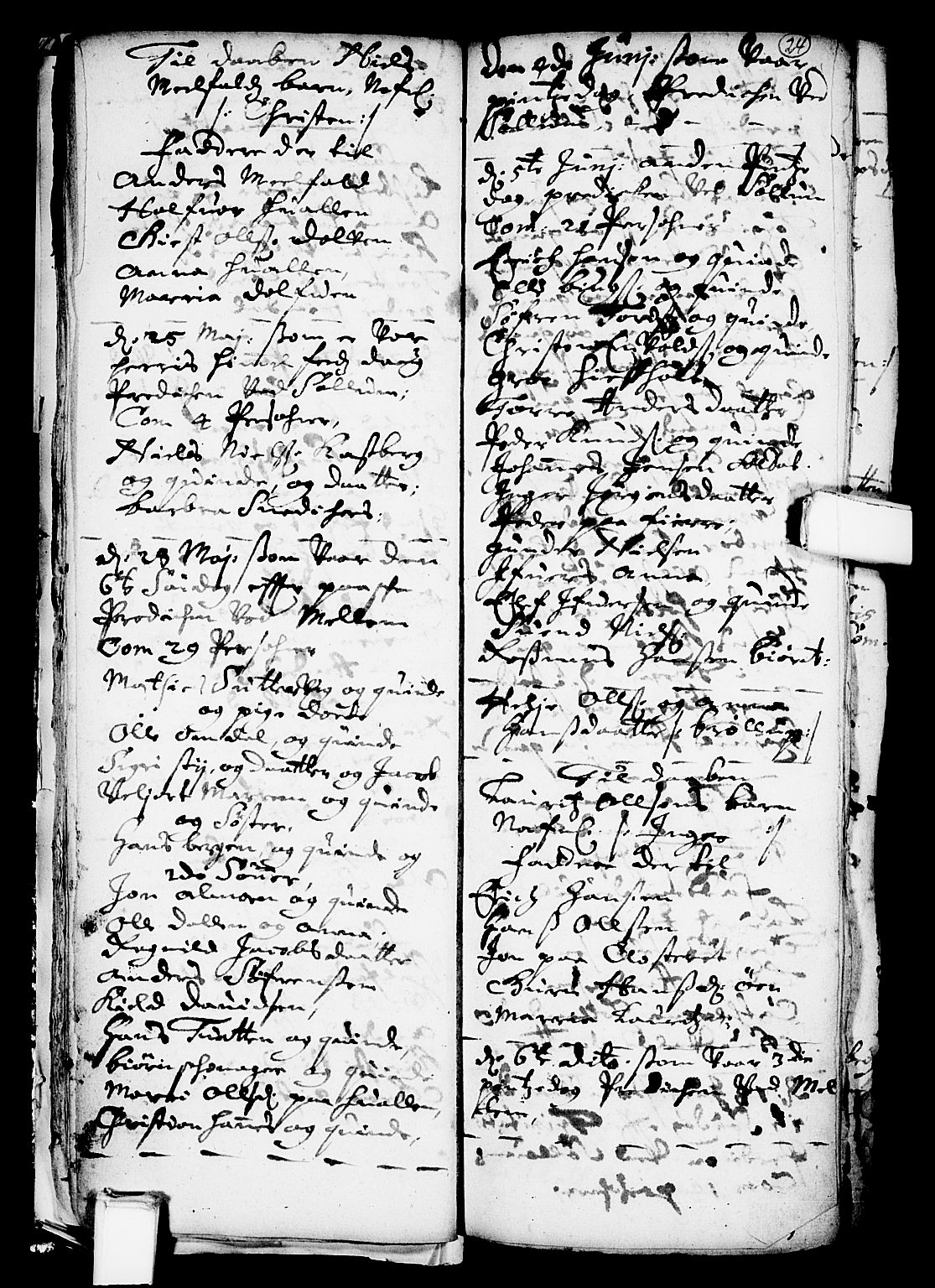 Solum kirkebøker, AV/SAKO-A-306/F/Fa/L0001: Ministerialbok nr. I 1, 1701-1716, s. 24