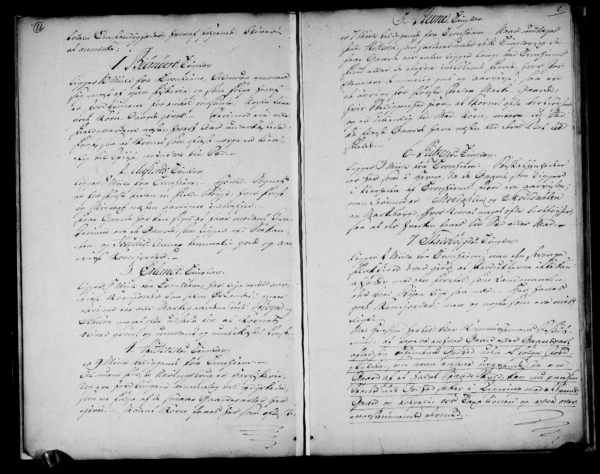 Rentekammeret inntil 1814, Realistisk ordnet avdeling, AV/RA-EA-4070/N/Ne/Nea/L0143: Fosen fogderi. Deliberasjonsprotokoll, 1803, s. 2
