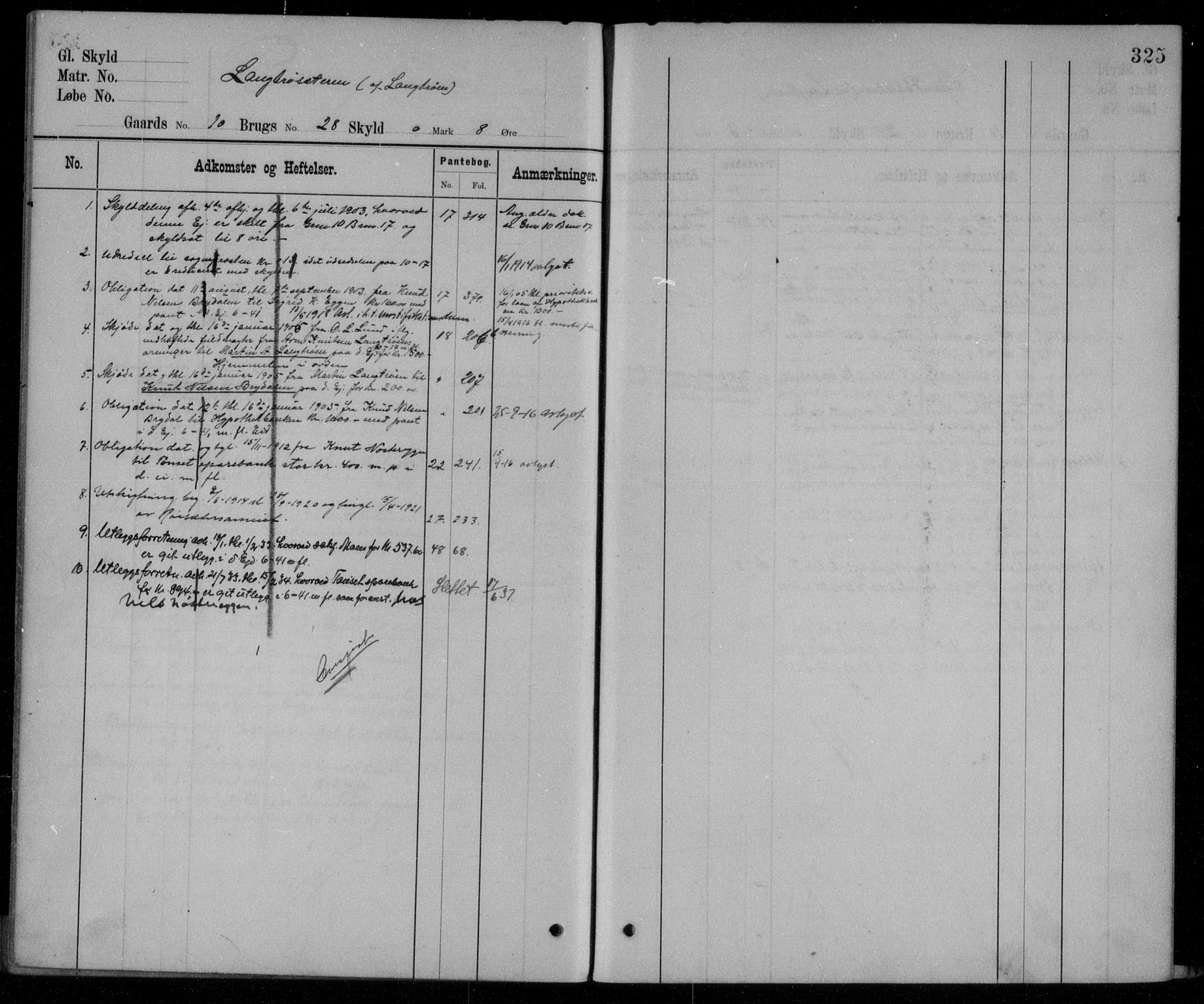 Nord-Østerdal tingrett, AV/SAH-TING-020/H/Ha/Hag/L0037: Panteregister nr. 1, 1896, s. 325