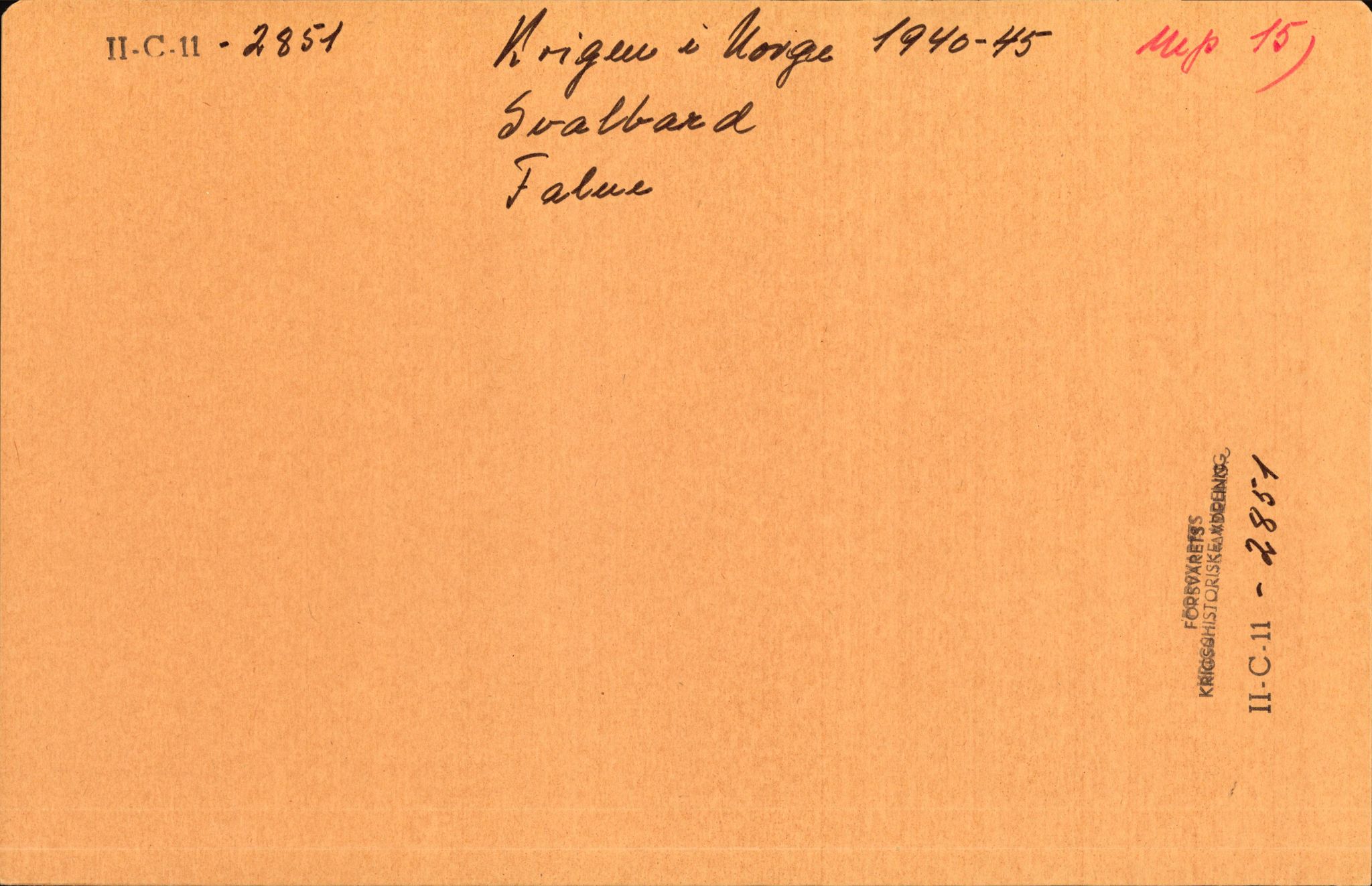 Forsvaret, Forsvarets krigshistoriske avdeling, RA/RAFA-2017/Y/Yf/L0214: II-C-11-2851-2856  -  Svalbard.  Jan Mayen.  Syd-Georgia.  Walchern., 1940-1945, s. 534