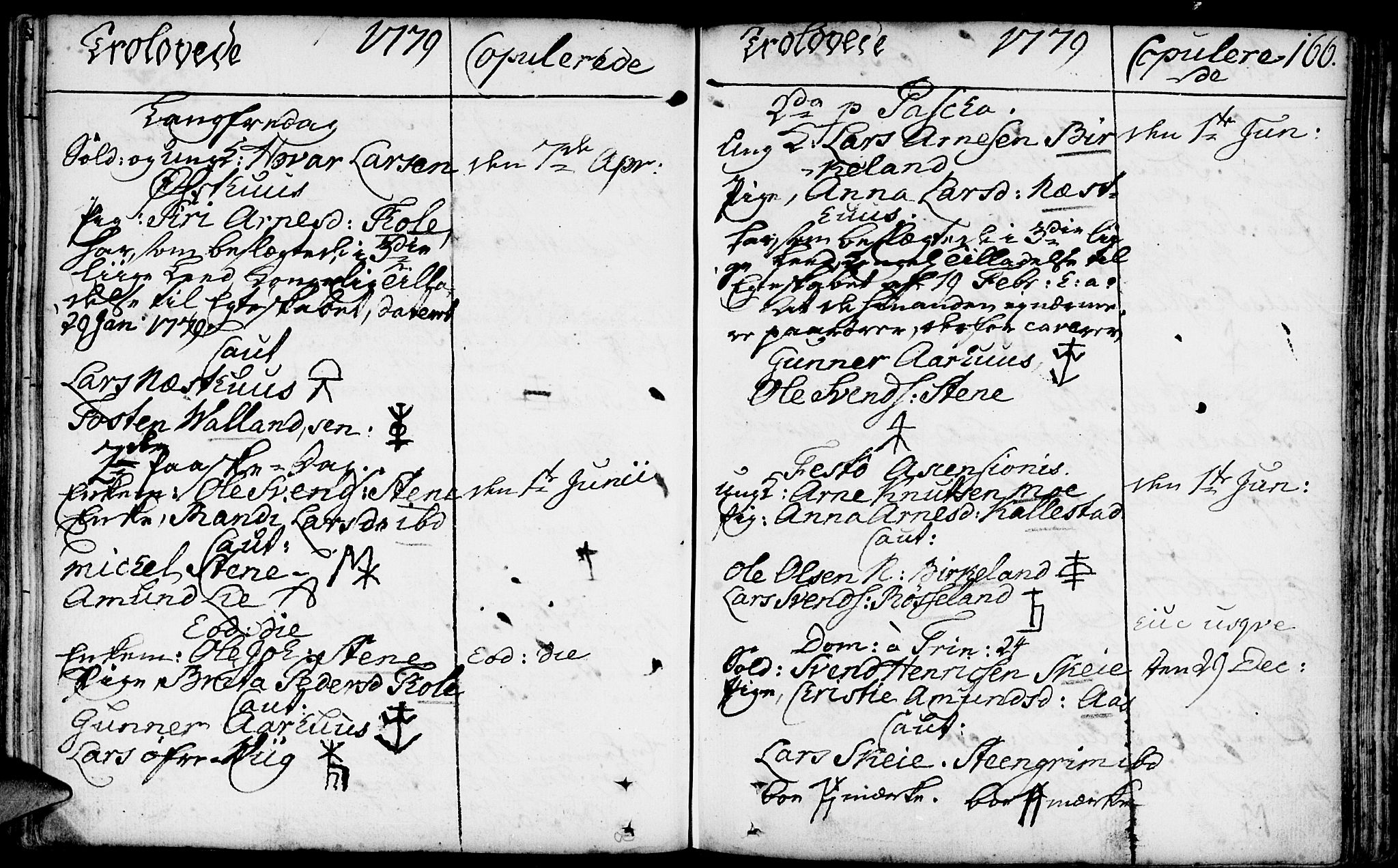 Kvam sokneprestembete, AV/SAB-A-76201/H/Haa: Ministerialbok nr. A 3, 1743-1795, s. 166