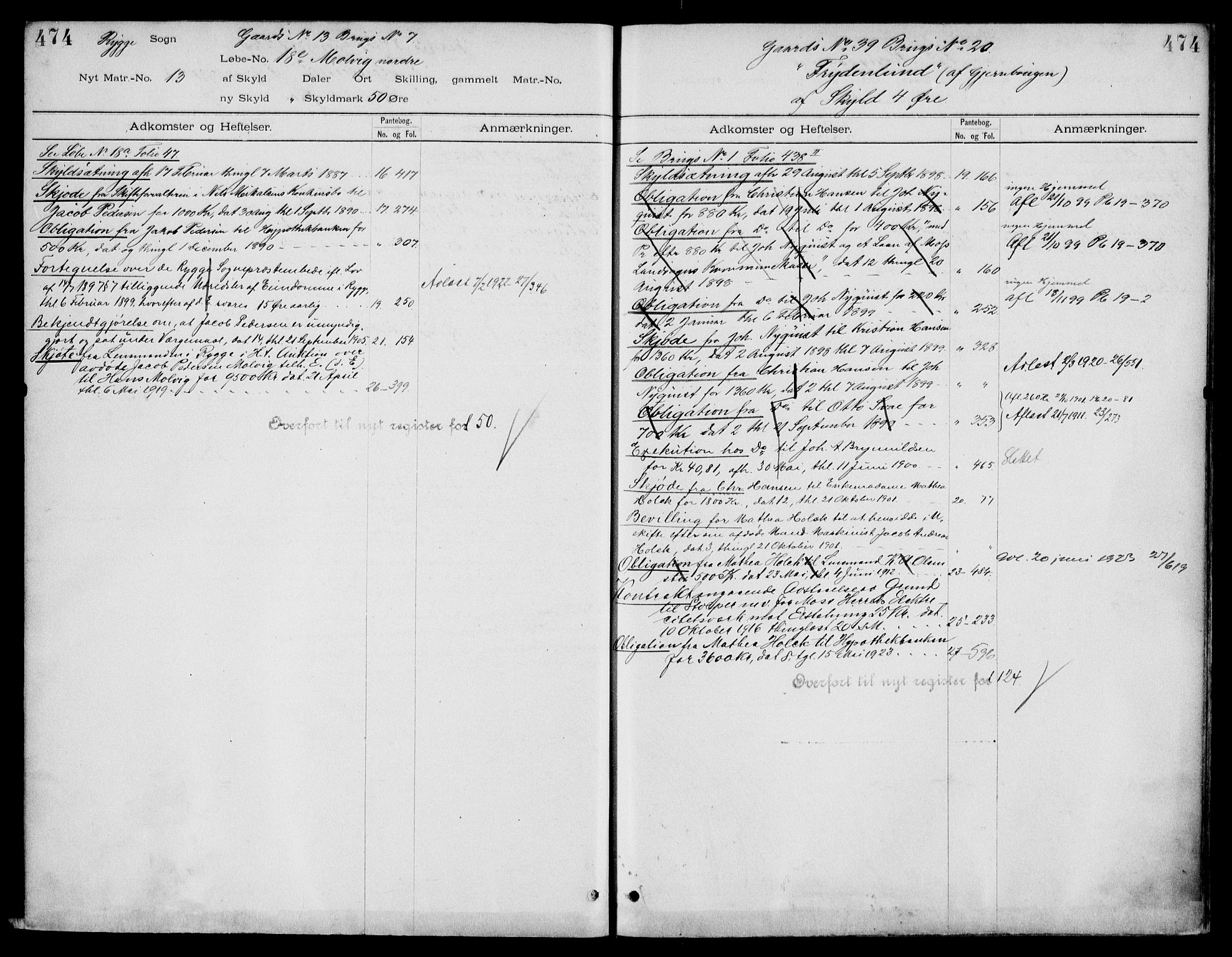 Moss sorenskriveri, SAO/A-10168: Panteregister nr. IV 3b, 1769-1926, s. 474
