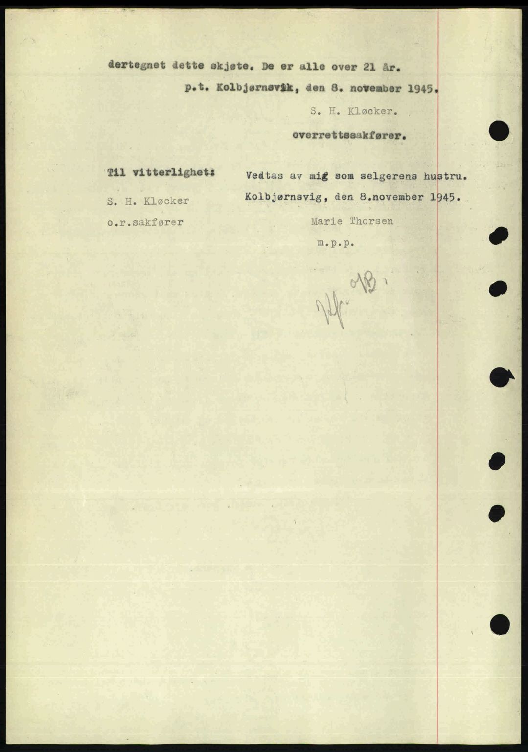 Nedenes sorenskriveri, SAK/1221-0006/G/Gb/Gba/L0054: Pantebok nr. A6c, 1946-1946, Dagboknr: 9/1946