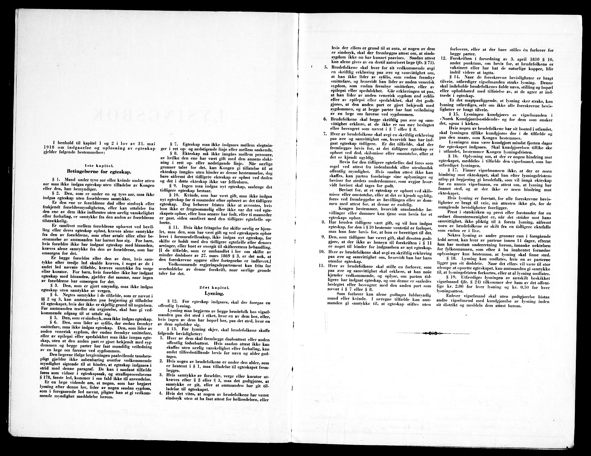 Torshov prestekontor Kirkebøker, SAO/A-10238a/H/Ha/L0003: Lysningsprotokoll nr. 3, 1945-1948