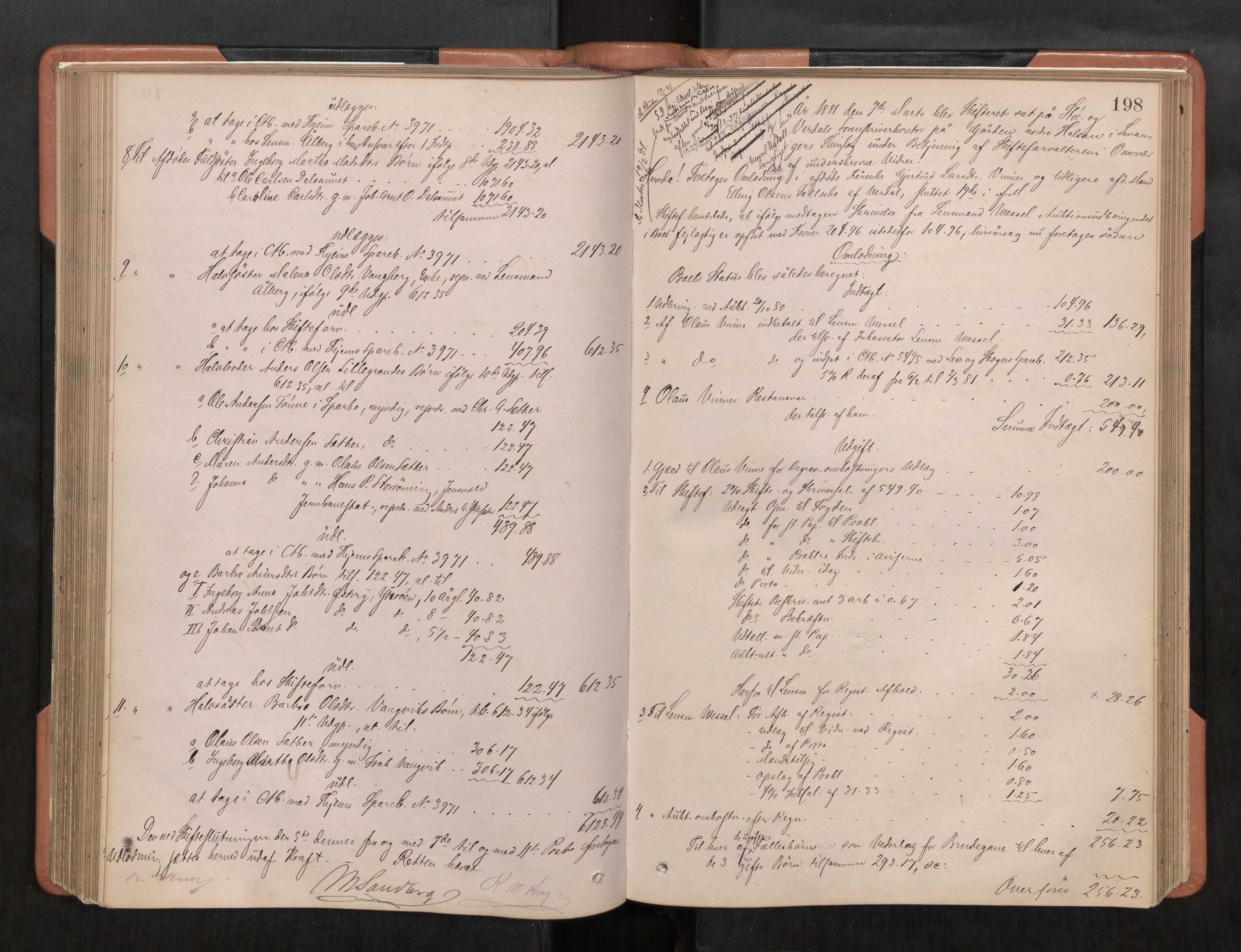 Stjør- og Verdal sorenskriveri, AV/SAT-A-4167/1/3/3A/L0044: Skifteslutningsprotokoll, 1877-1884, s. 198