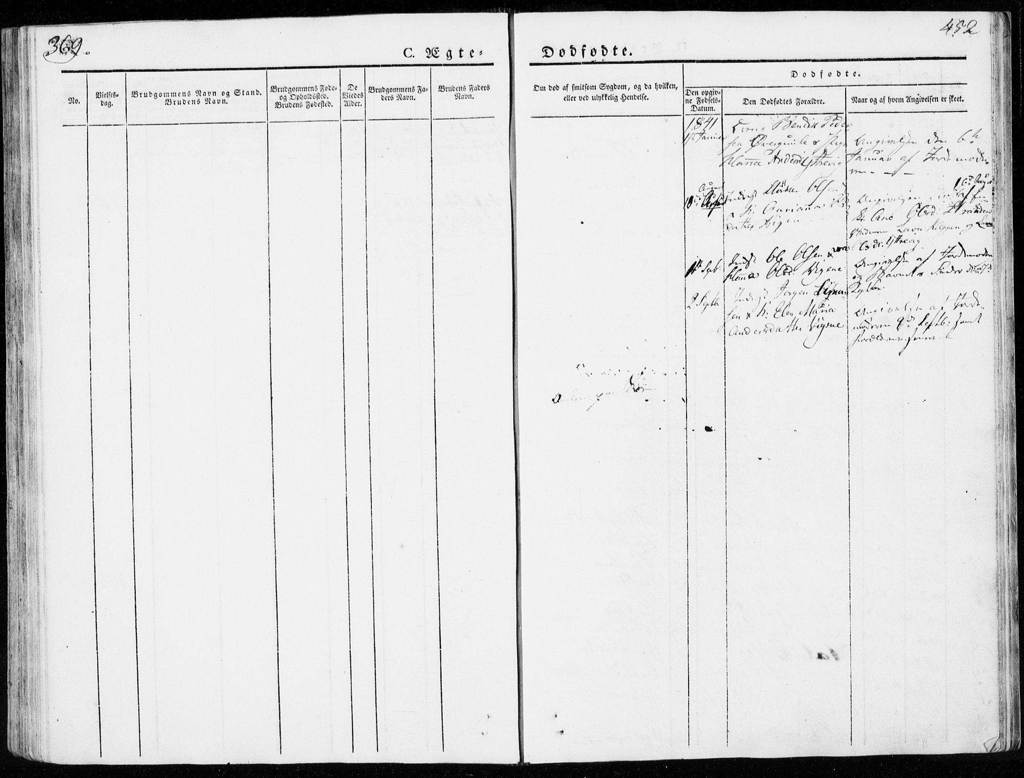 Ministerialprotokoller, klokkerbøker og fødselsregistre - Møre og Romsdal, AV/SAT-A-1454/566/L0766: Ministerialbok nr. 566A05, 1842-1851, s. 451-452