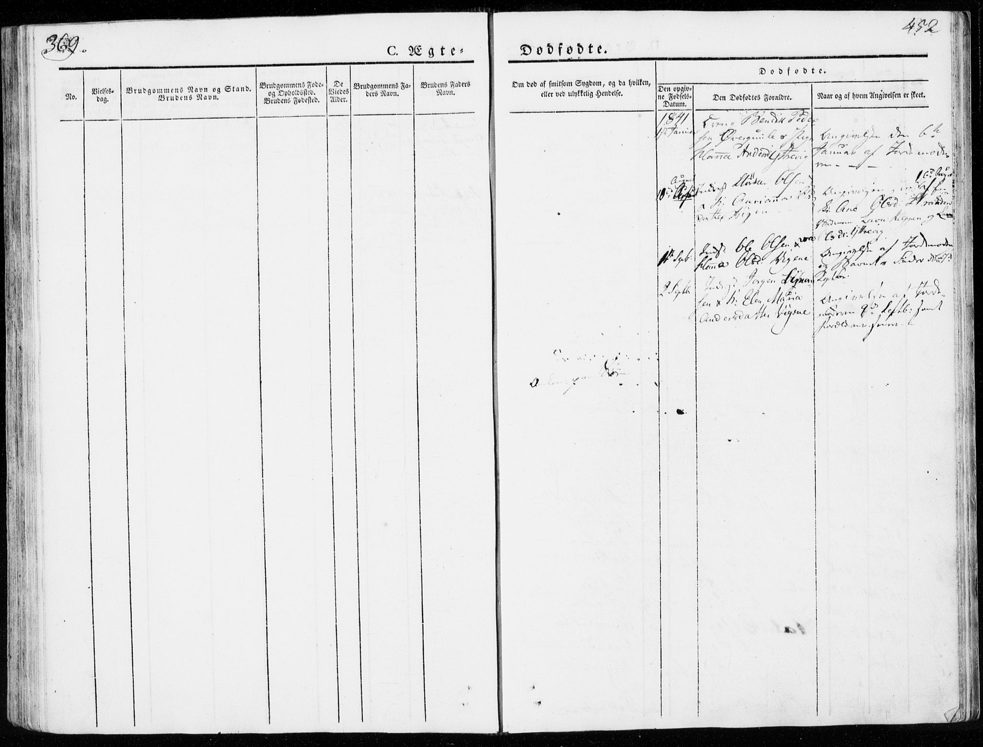 Ministerialprotokoller, klokkerbøker og fødselsregistre - Møre og Romsdal, SAT/A-1454/566/L0766: Ministerialbok nr. 566A05, 1842-1851, s. 451-452