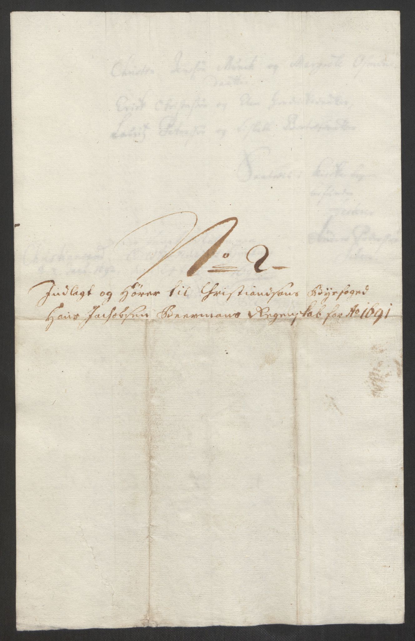 Rentekammeret inntil 1814, Reviderte regnskaper, Byregnskaper, RA/EA-4066/R/Rm/L0285: [M18] Sikt og sakefall, 1681-1718, s. 155