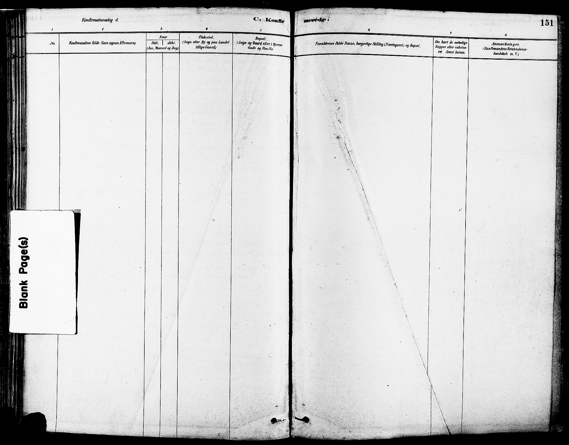 Høyland sokneprestkontor, AV/SAST-A-101799/001/30BA/L0011: Ministerialbok nr. A 10, 1878-1888, s. 151