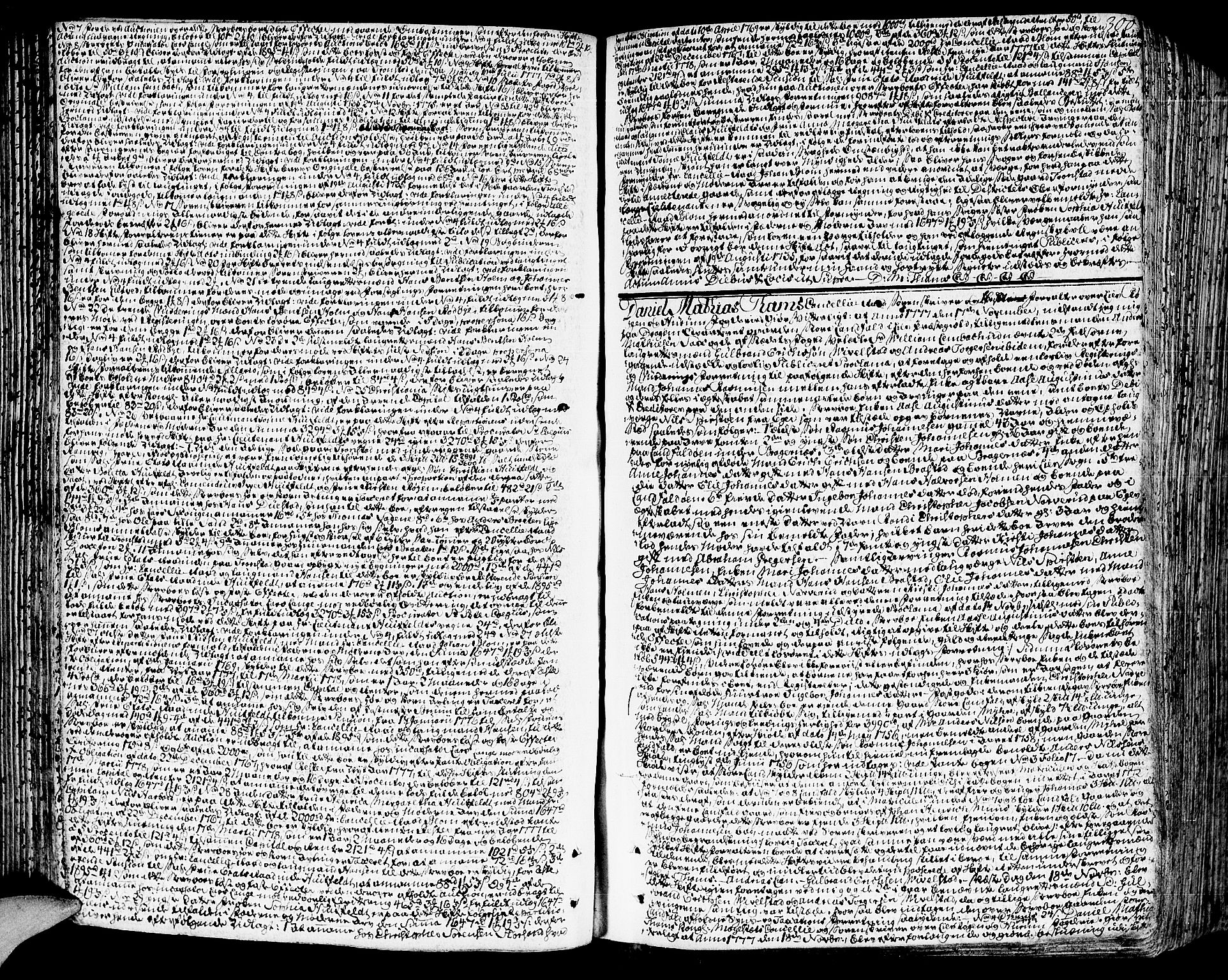 Lier, Røyken og Hurum sorenskriveri, AV/SAKO-A-89/H/Hc/L0006: Skifteprotokoll, 1773-1789, s. 299b-300a