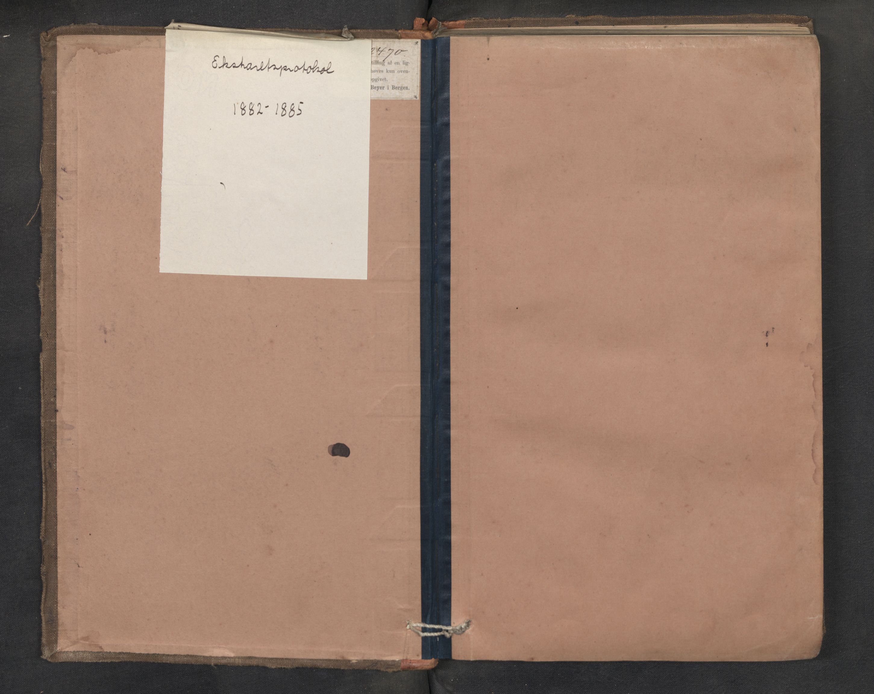 Sunnhordland sorenskrivar, SAB/A-2401/1/F/Fb/Fba/L0012: Ekstrarettsprotokoll, 1882-1885