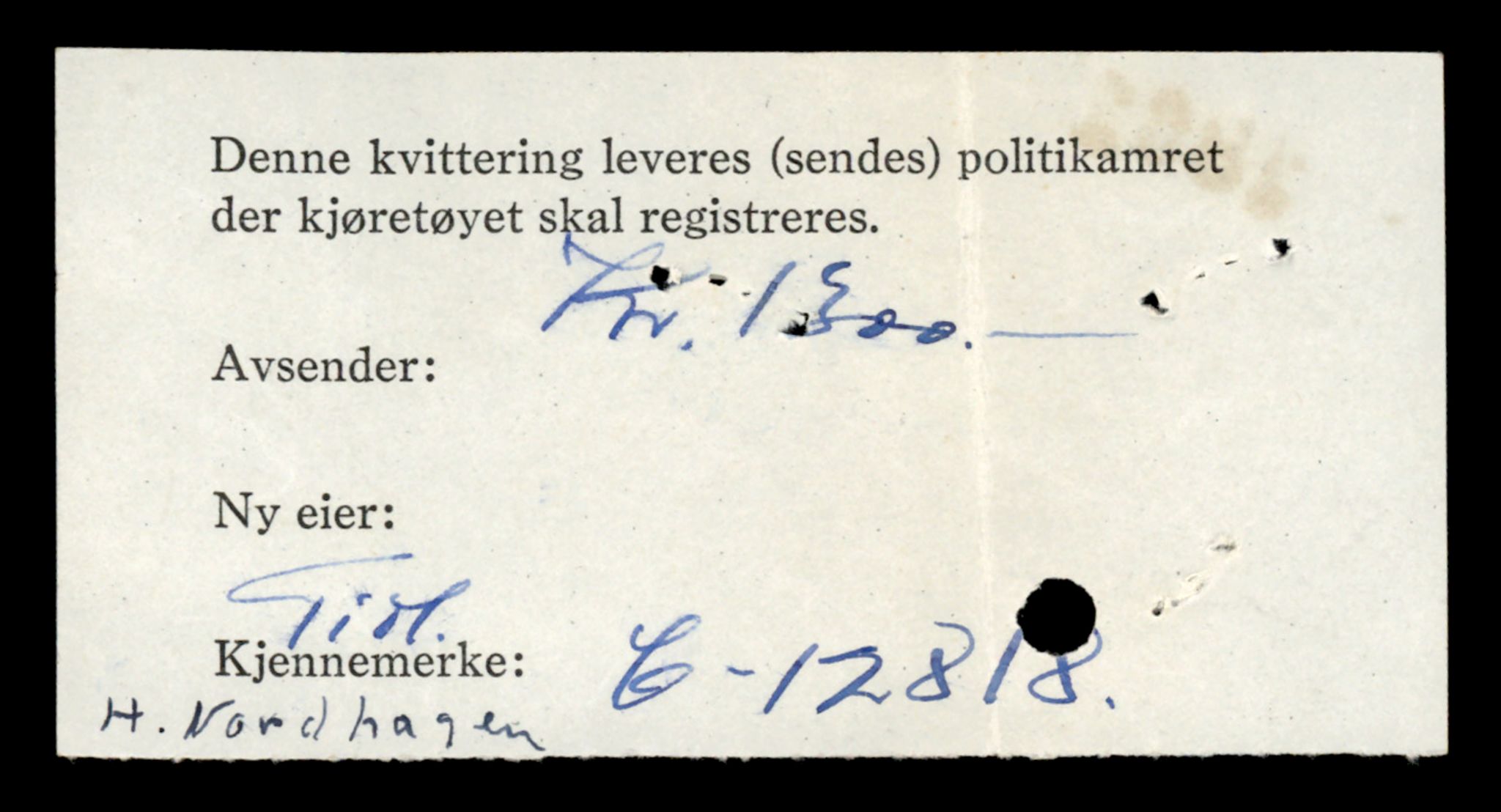 Møre og Romsdal vegkontor - Ålesund trafikkstasjon, AV/SAT-A-4099/F/Fe/L0033: Registreringskort for kjøretøy T 12151 - T 12474, 1927-1998, s. 2508
