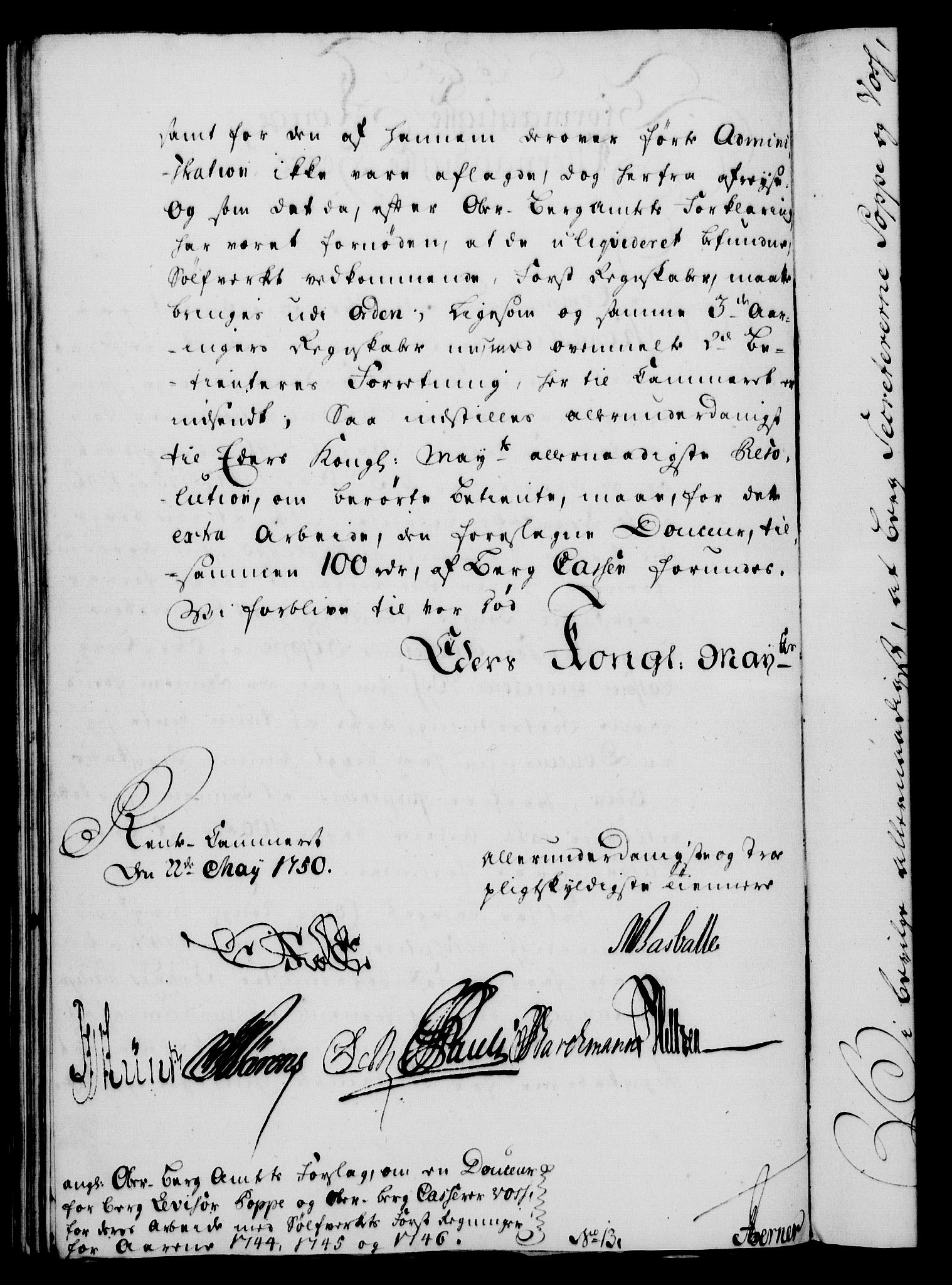 Rentekammeret, Kammerkanselliet, RA/EA-3111/G/Gf/Gfa/L0032: Norsk relasjons- og resolusjonsprotokoll (merket RK 52.32), 1750, s. 295