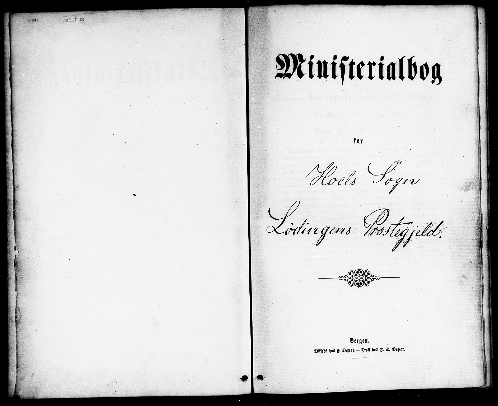 Ministerialprotokoller, klokkerbøker og fødselsregistre - Nordland, AV/SAT-A-1459/865/L0923: Ministerialbok nr. 865A01, 1864-1884