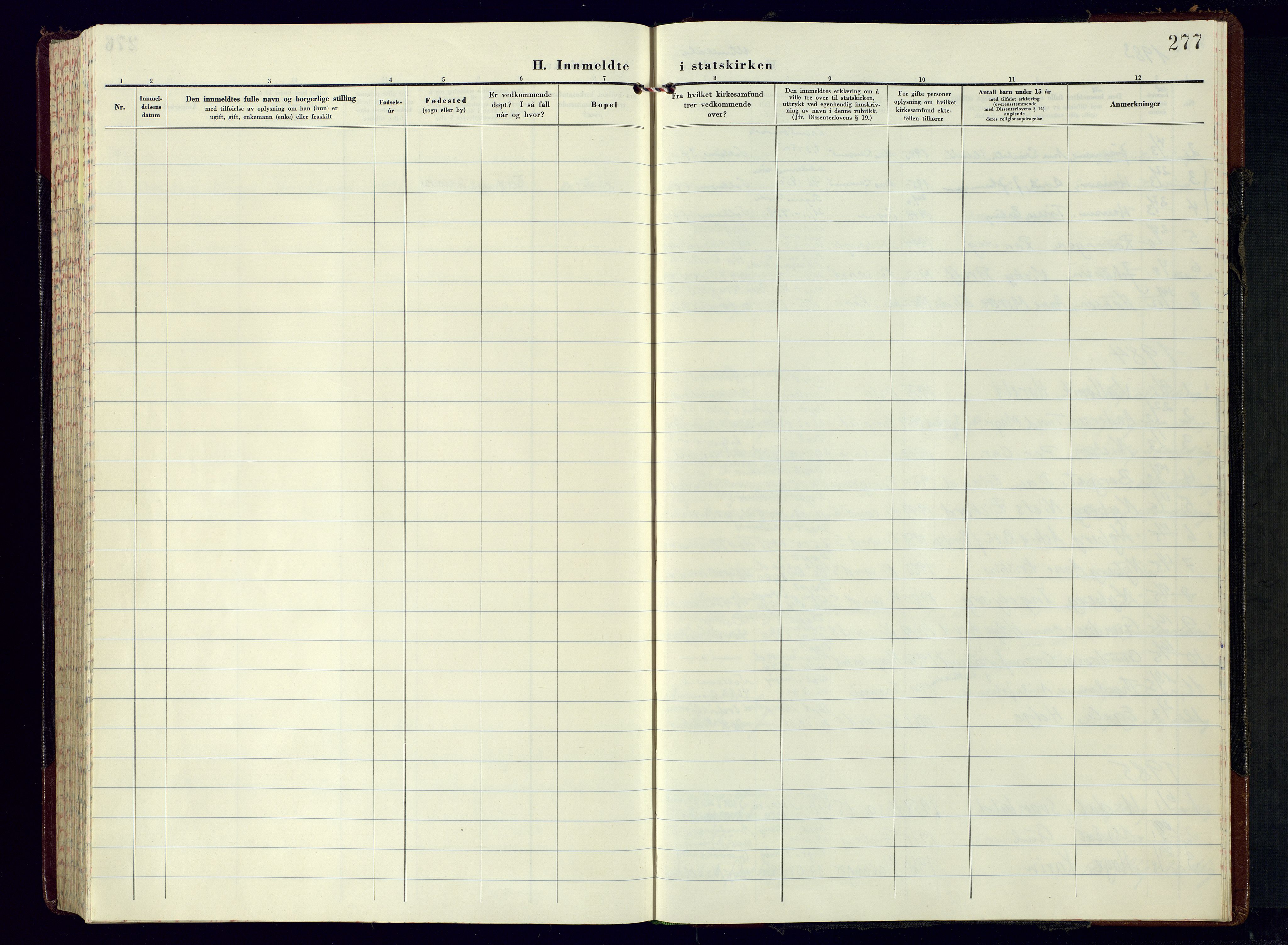 Søgne sokneprestkontor, AV/SAK-1111-0037/F/Fa/Faa/L0006: Ministerialbok nr. A-6, 1971-1989, s. 277