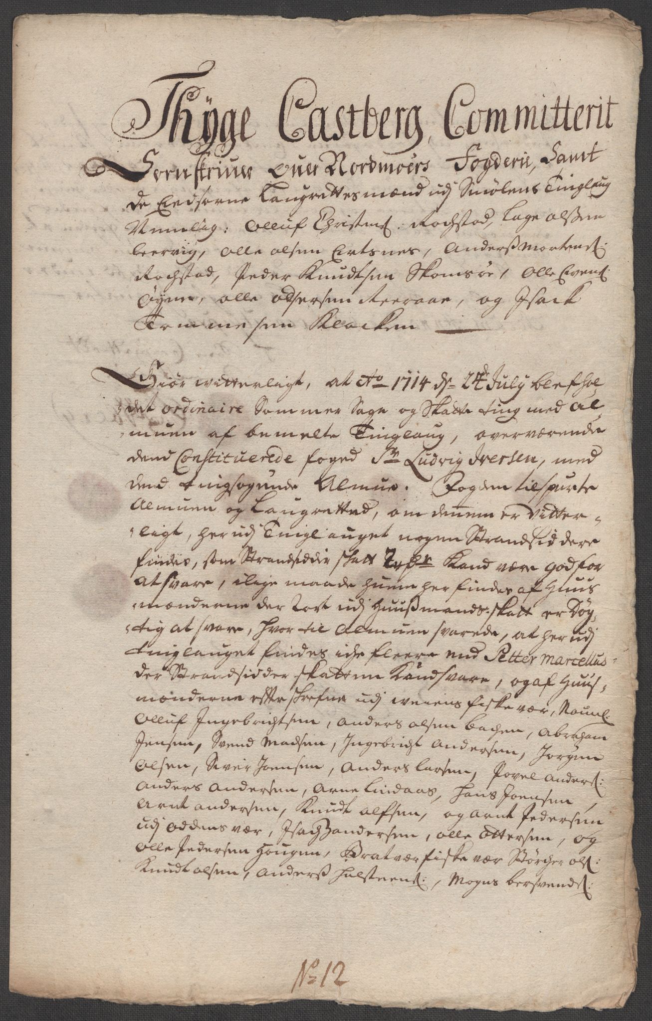 Rentekammeret inntil 1814, Reviderte regnskaper, Fogderegnskap, AV/RA-EA-4092/R56/L3748: Fogderegnskap Nordmøre, 1714-1715, s. 98