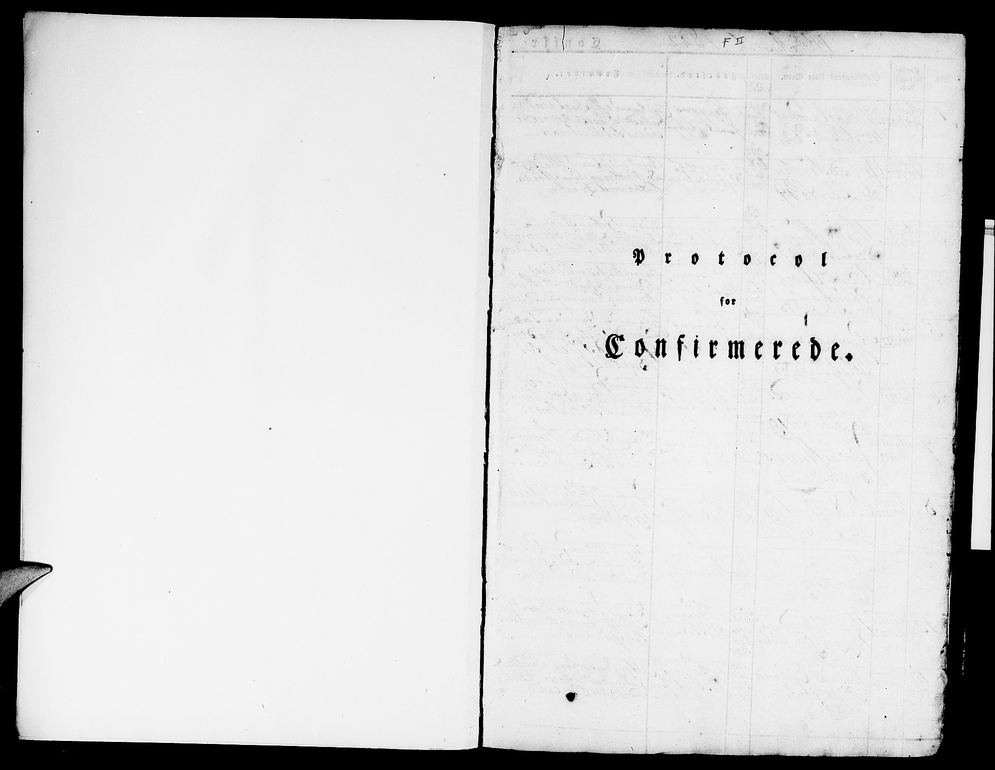 Nykirken Sokneprestembete, SAB/A-77101/H/Hab: Klokkerbok nr. A 5II, 1821-1843