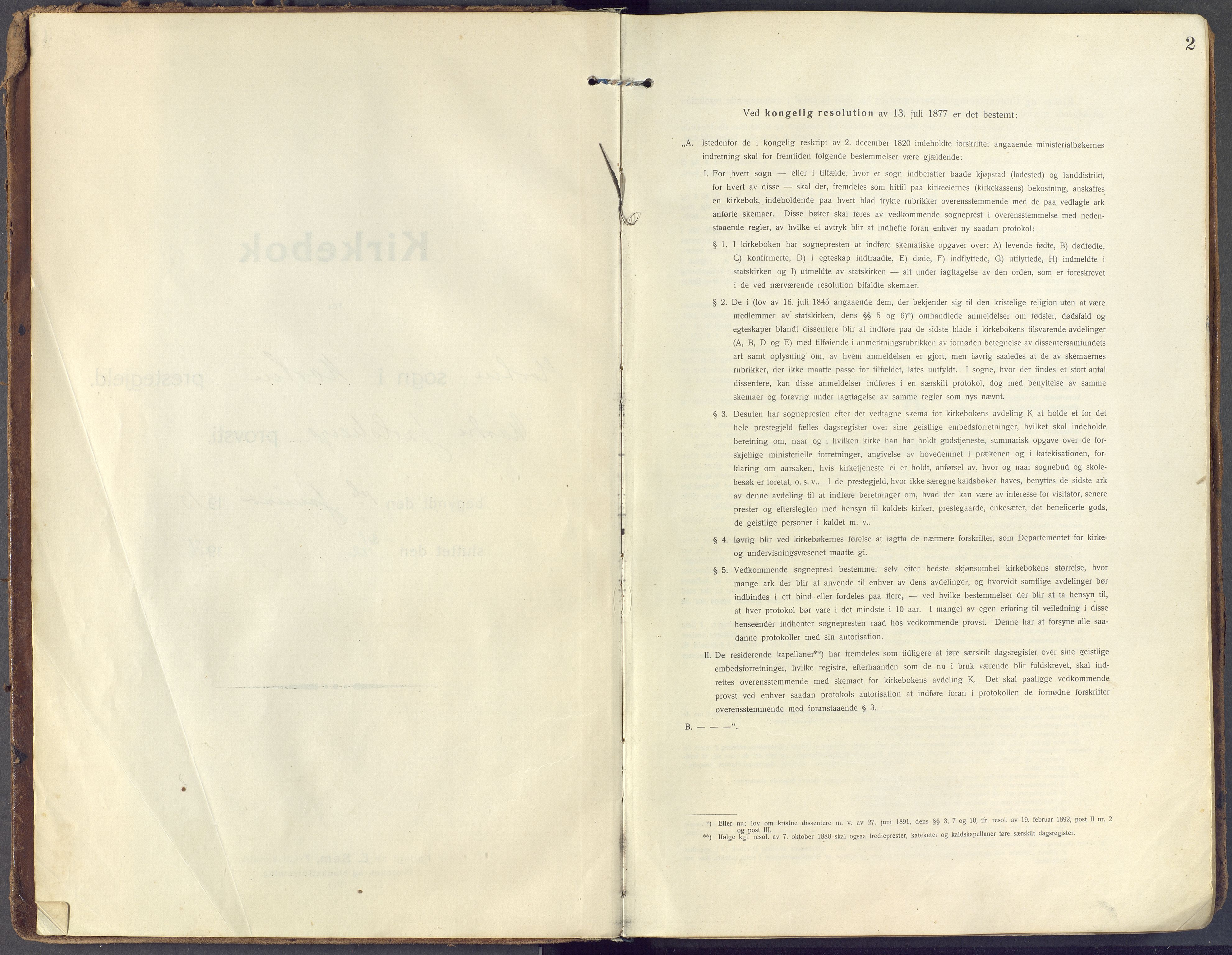 Horten kirkebøker, SAKO/A-348/F/Fa/L0012: Ministerialbok nr. 12, 1913-1926, s. 2