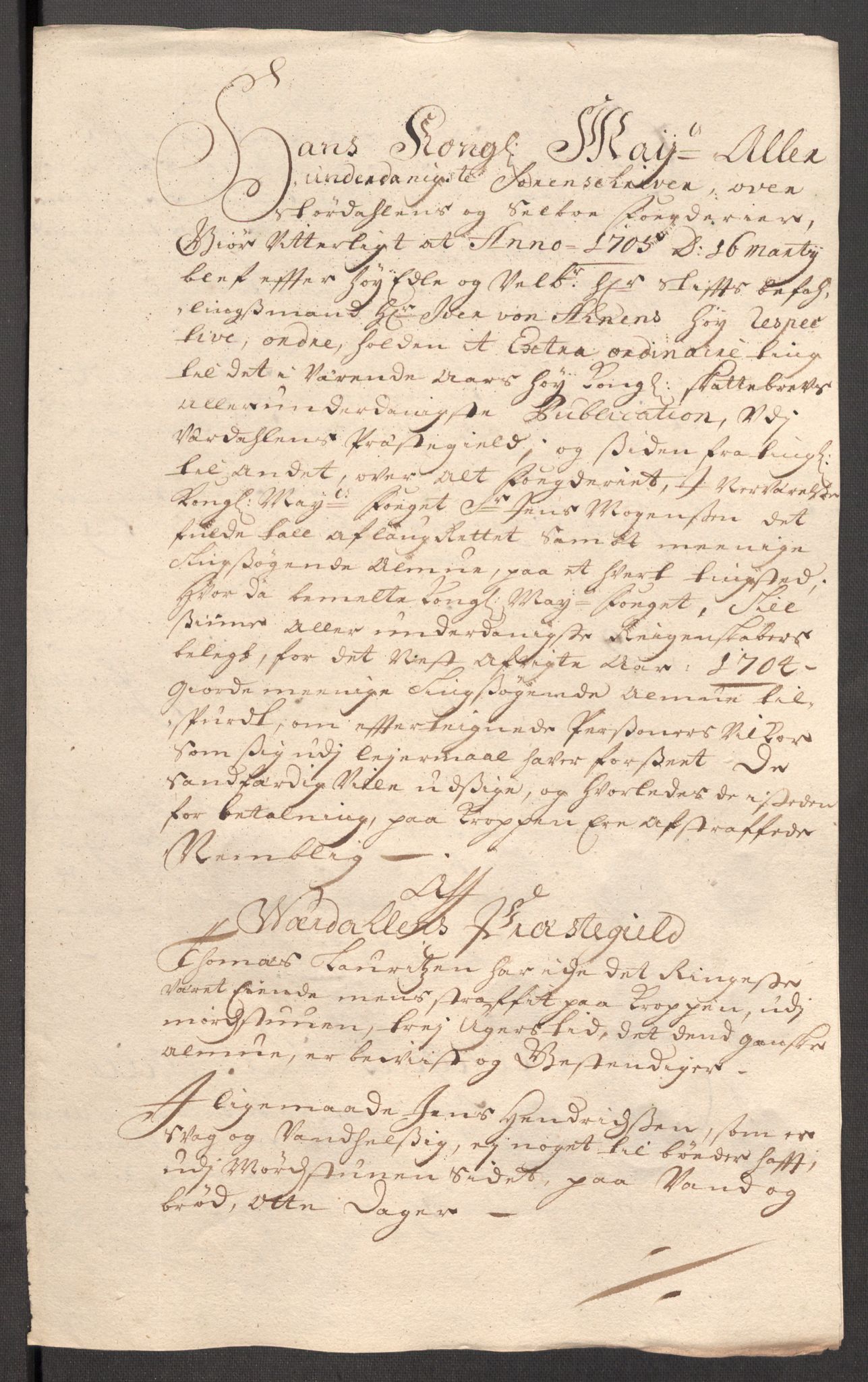 Rentekammeret inntil 1814, Reviderte regnskaper, Fogderegnskap, RA/EA-4092/R62/L4195: Fogderegnskap Stjørdal og Verdal, 1704, s. 187