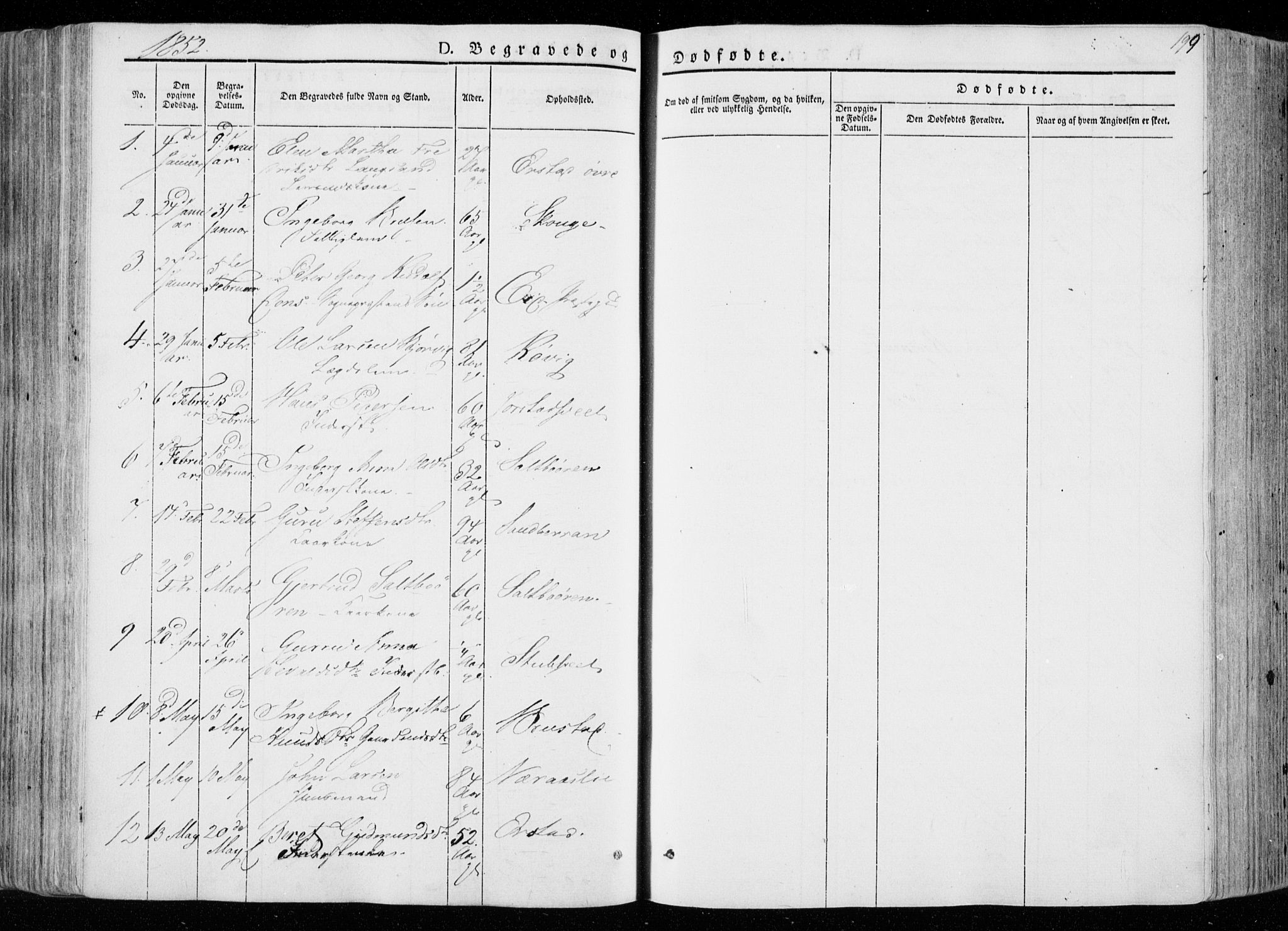 Ministerialprotokoller, klokkerbøker og fødselsregistre - Nord-Trøndelag, SAT/A-1458/722/L0218: Ministerialbok nr. 722A05, 1843-1868, s. 199