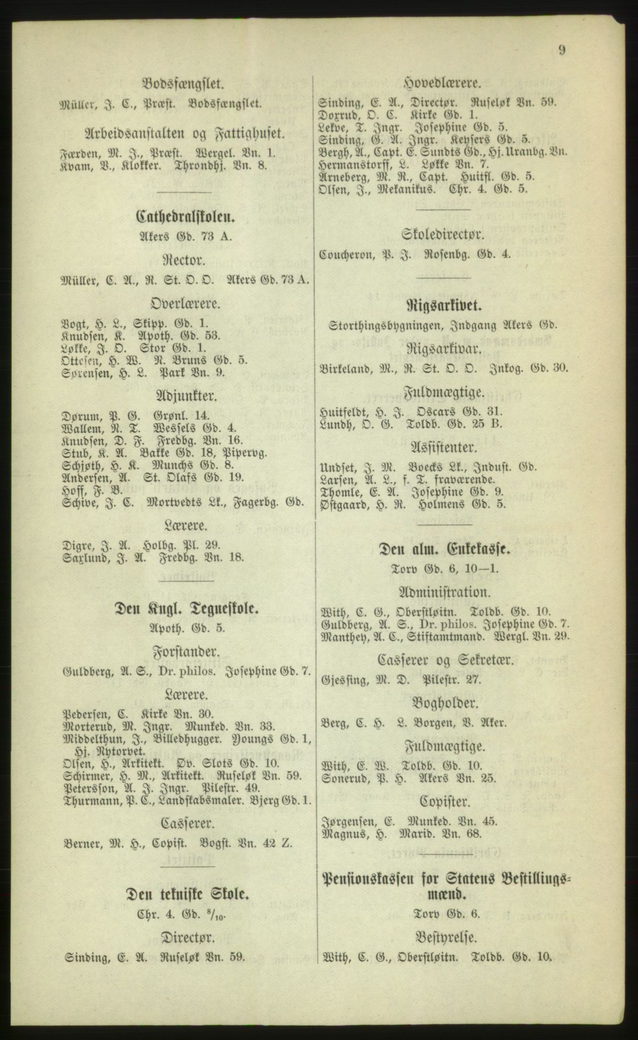 Kristiania/Oslo adressebok, PUBL/-, 1880, s. 9
