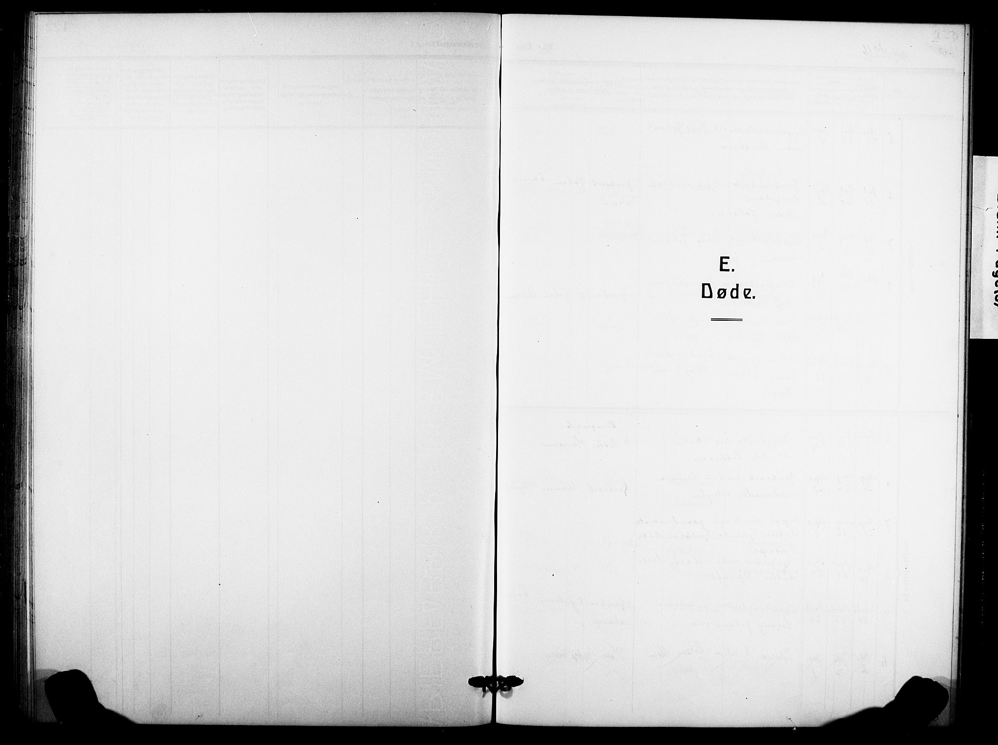 Hole kirkebøker, SAKO/A-228/G/Gb/L0005: Klokkerbok nr. II 5, 1915-1932