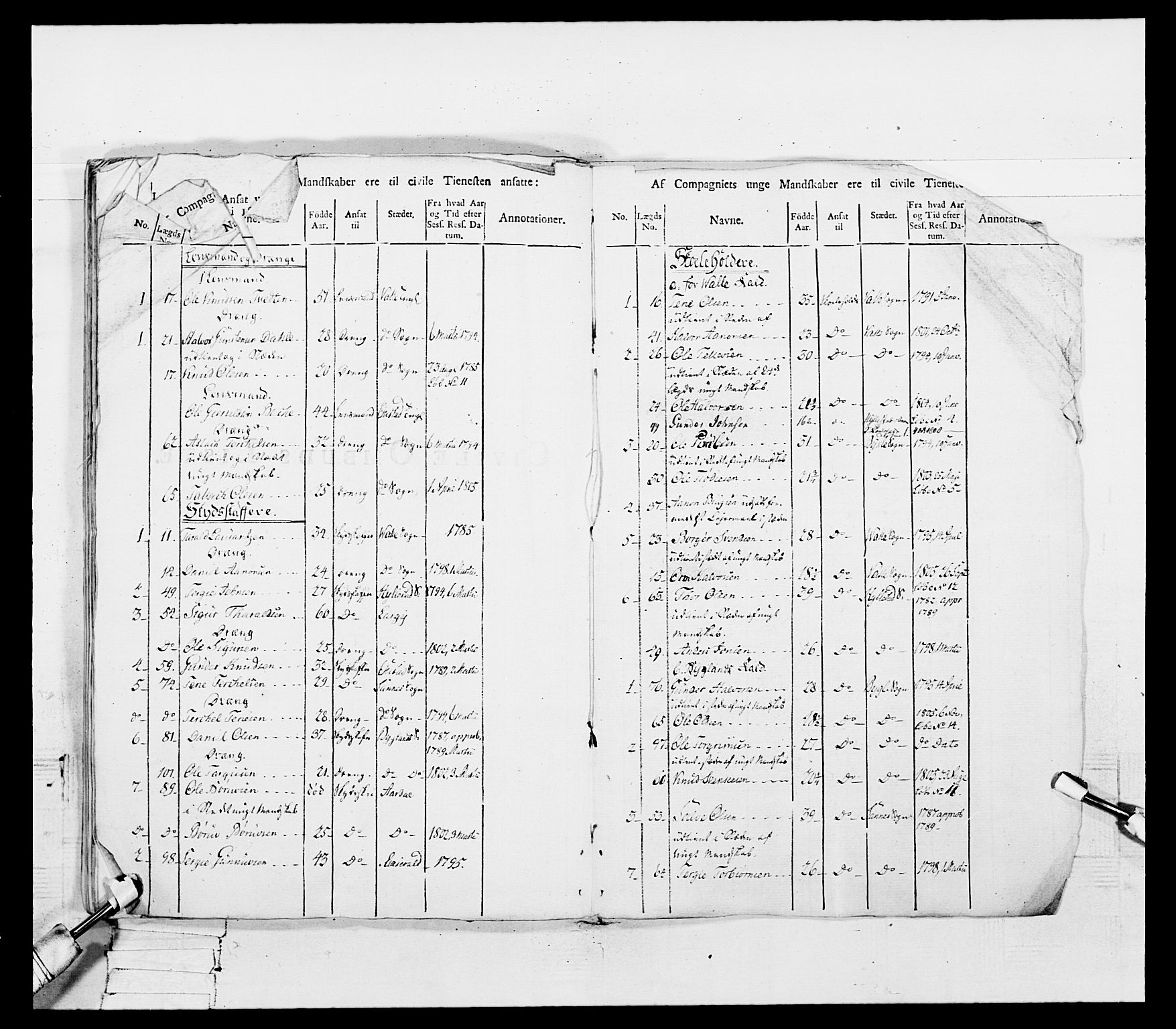 Generalitets- og kommissariatskollegiet, Det kongelige norske kommissariatskollegium, AV/RA-EA-5420/E/Eh/L0109: Vesterlenske nasjonale infanteriregiment, 1806, s. 44