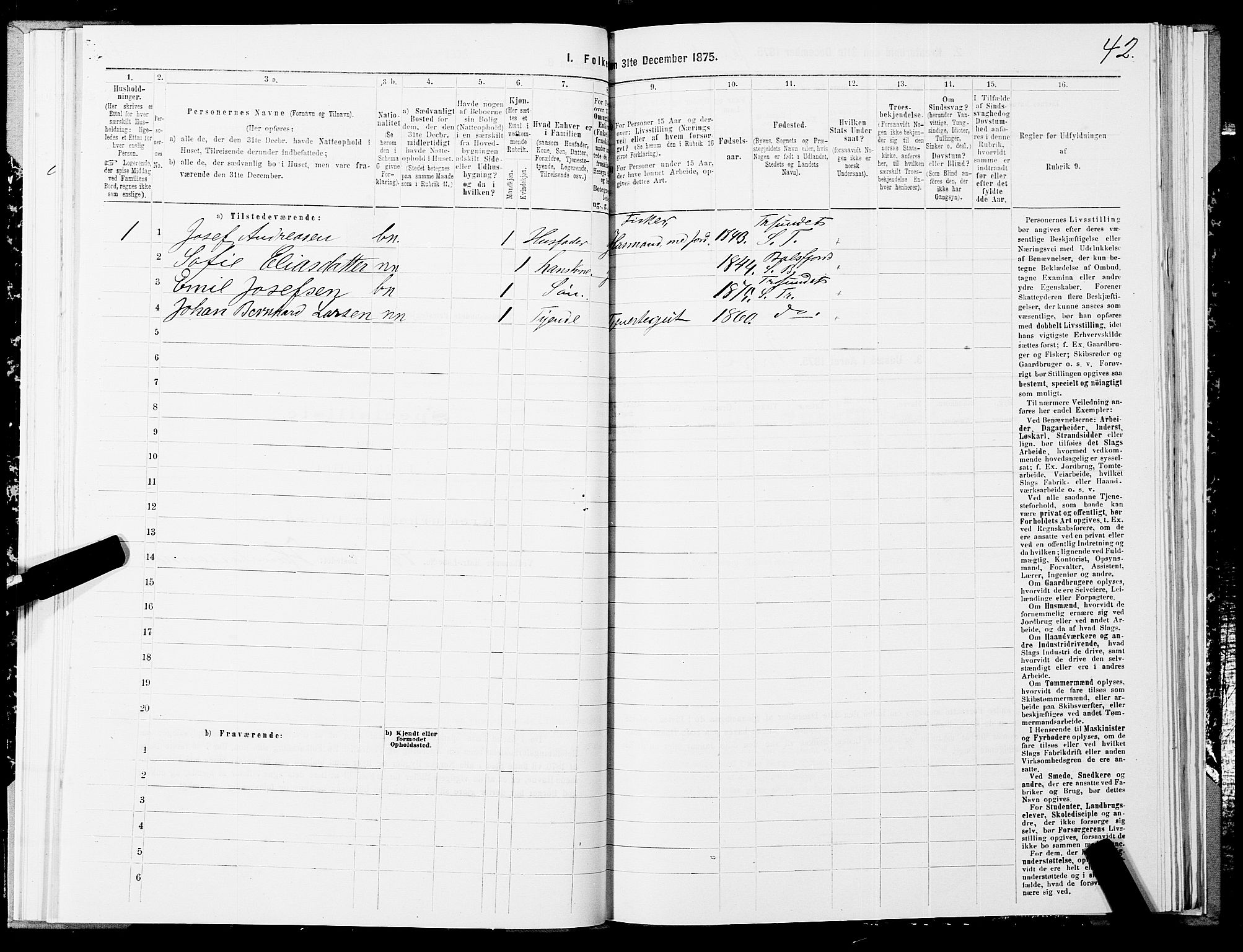 SATØ, Folketelling 1875 for 1934P Tromsøysund prestegjeld, 1875, s. 2042