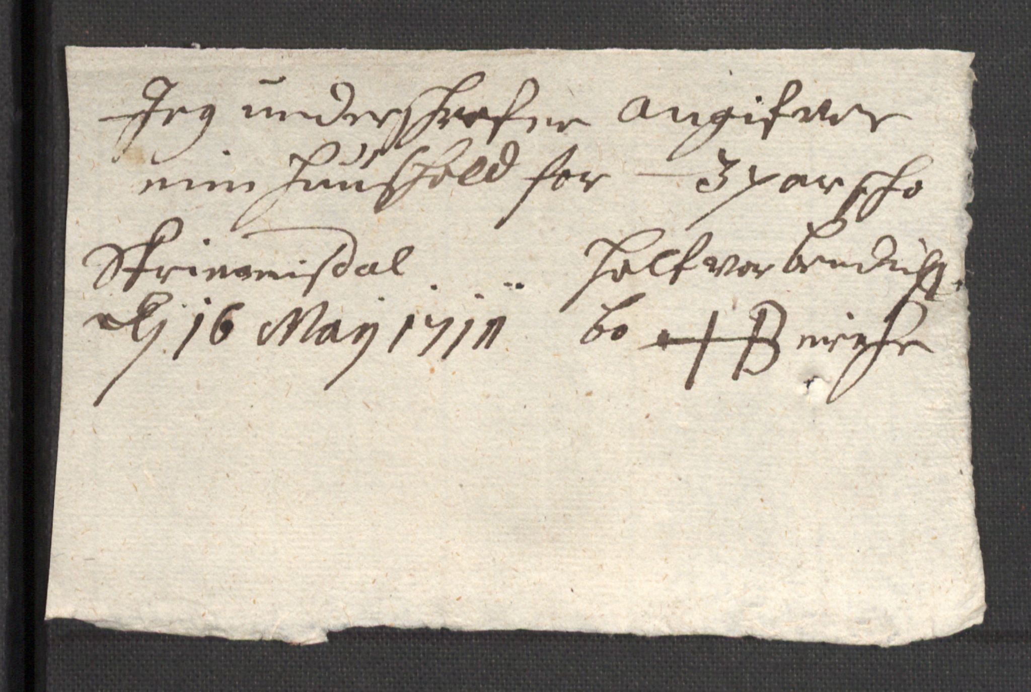 Rentekammeret inntil 1814, Reviderte regnskaper, Fogderegnskap, AV/RA-EA-4092/R36/L2121: Fogderegnskap Øvre og Nedre Telemark og Bamble, 1711, s. 288