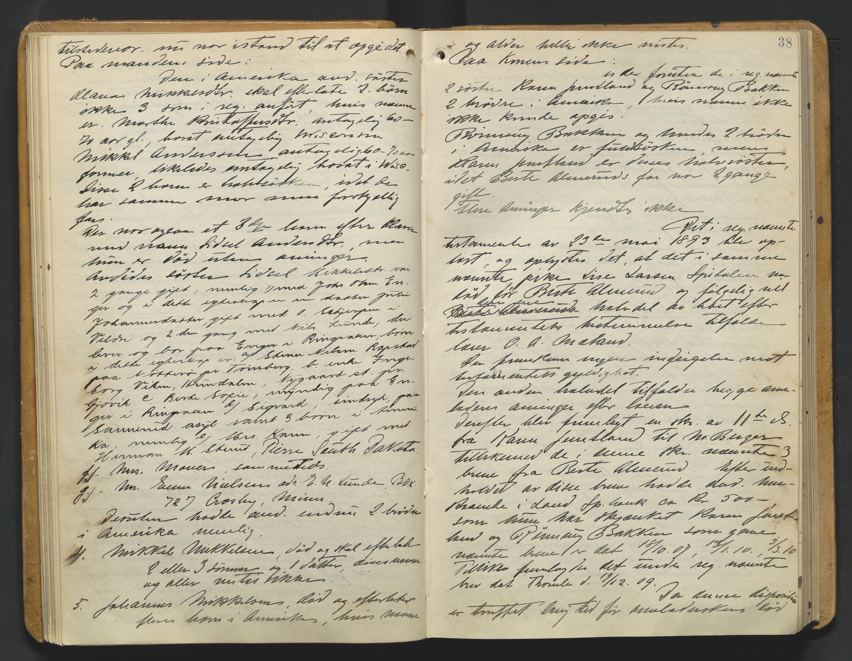 Nord-Hedmark sorenskriveri, AV/SAH-TING-012/J/Jc/Jca/L0005: Skifteforhandlingsprotokoll, 1913-1917, s. 37b-38a
