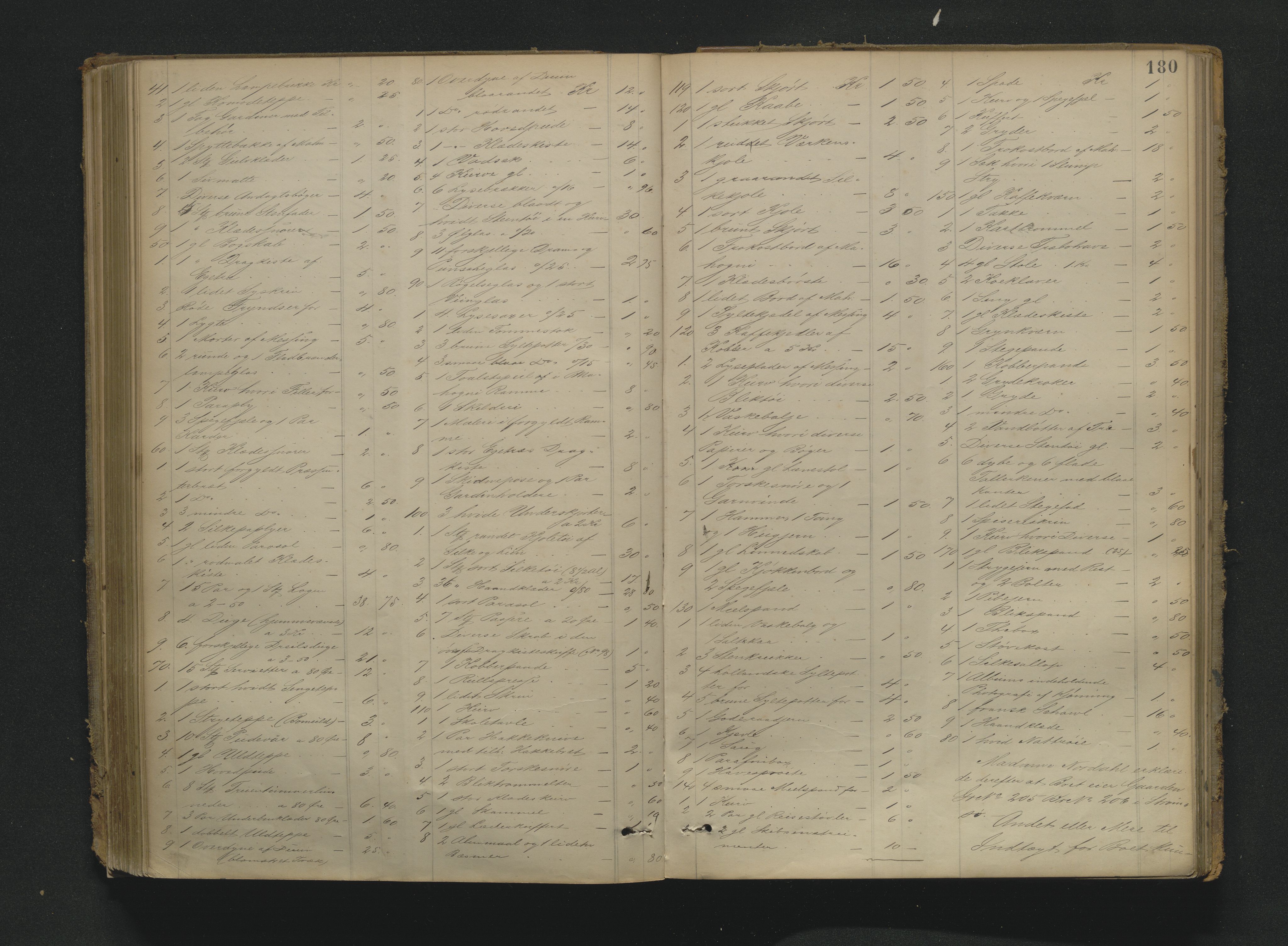 Drammen byfogd, AV/SAKO-A-222/H/Hb/Hbb/L0003: Registreringsprotokoll., 1877-1885, s. 180