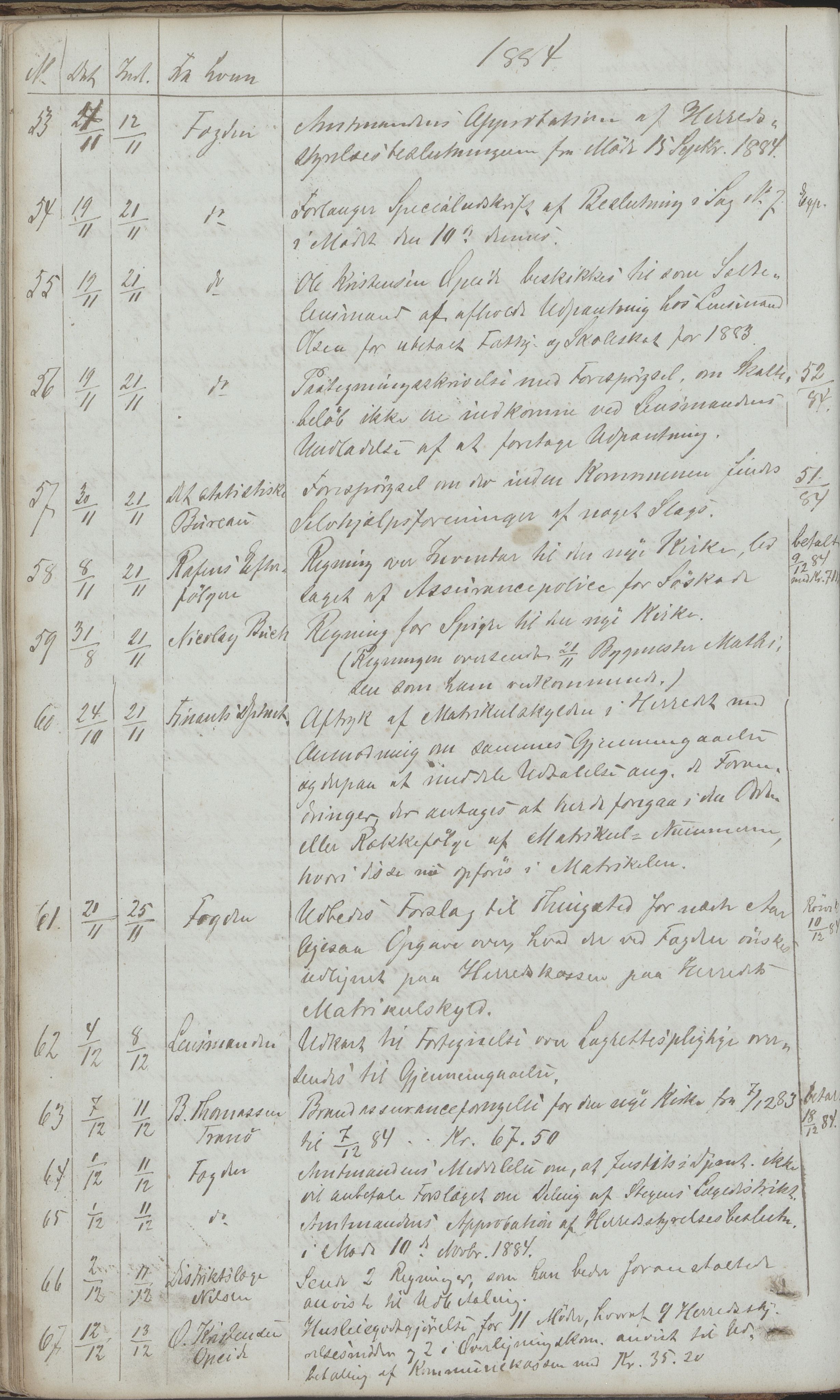 Hamarøy kommune. Formannskapet, AIN/K-18490.150/220/L0001: Protokoll, 1838-1904